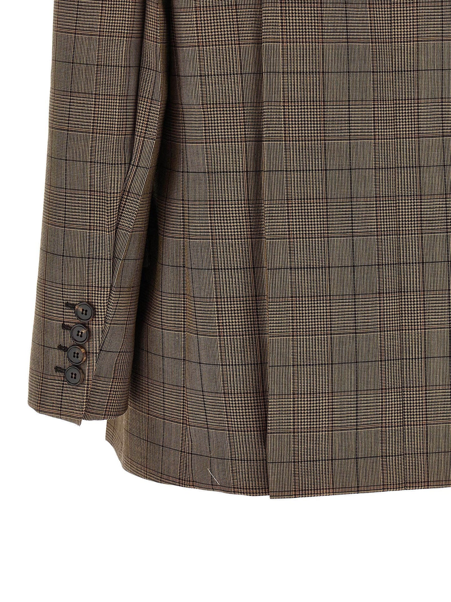 Chloé Women Check Double-Breasted Blazer CHLOE