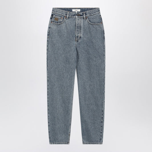 Chloe Light Indigo High-Waisted Tapered Jeans Women