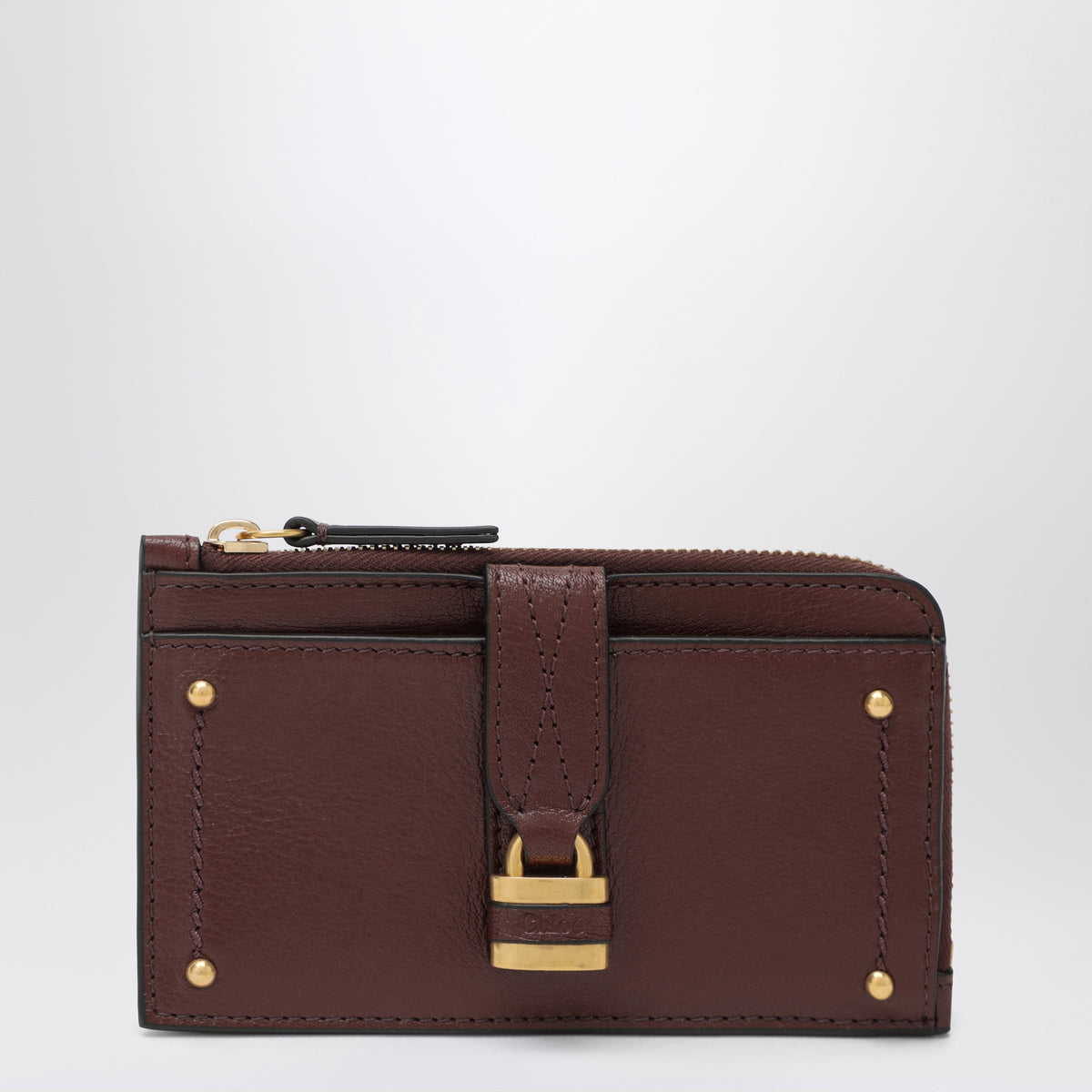 Chloe Paddington Small Coin Purse With Card Slots In Burnt Brown Women CHLOE