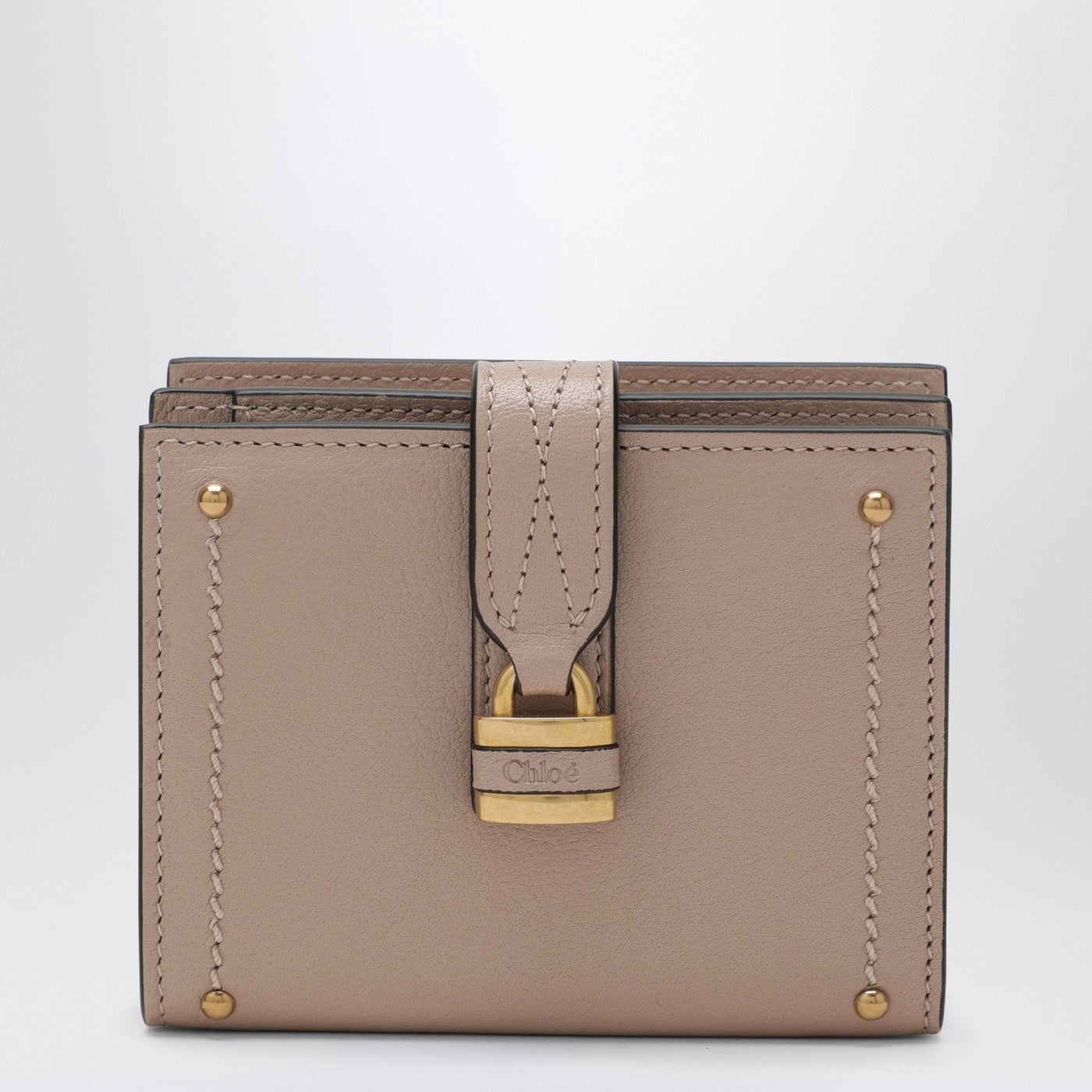 Chloe Pink Leather Square Paddington Wallet Women CHLOE