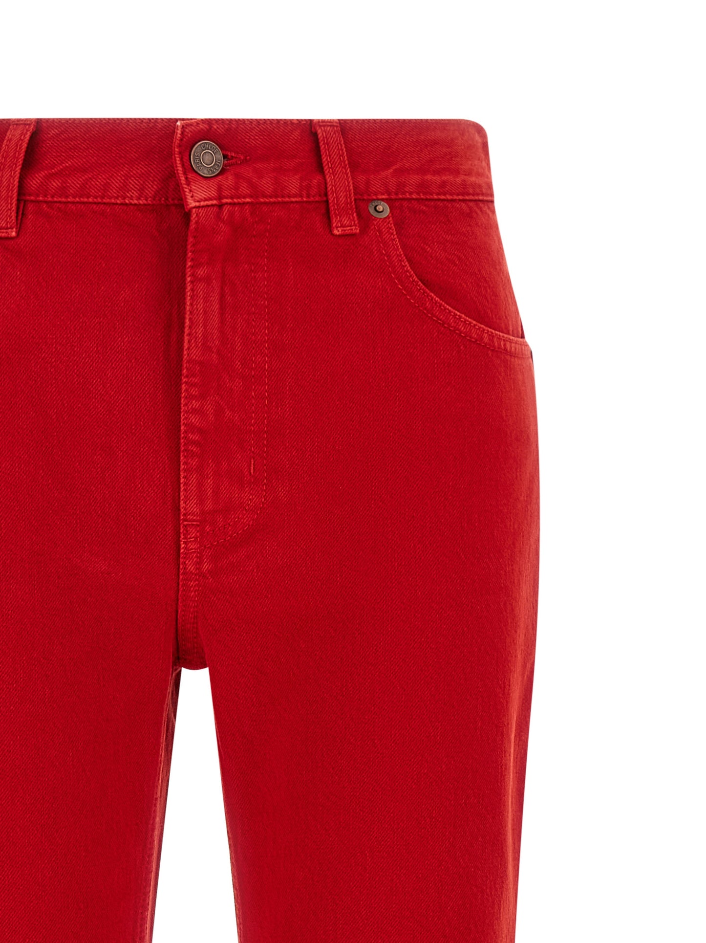 Chloé Women Garment-Dyed Denim Jeans CHLOE