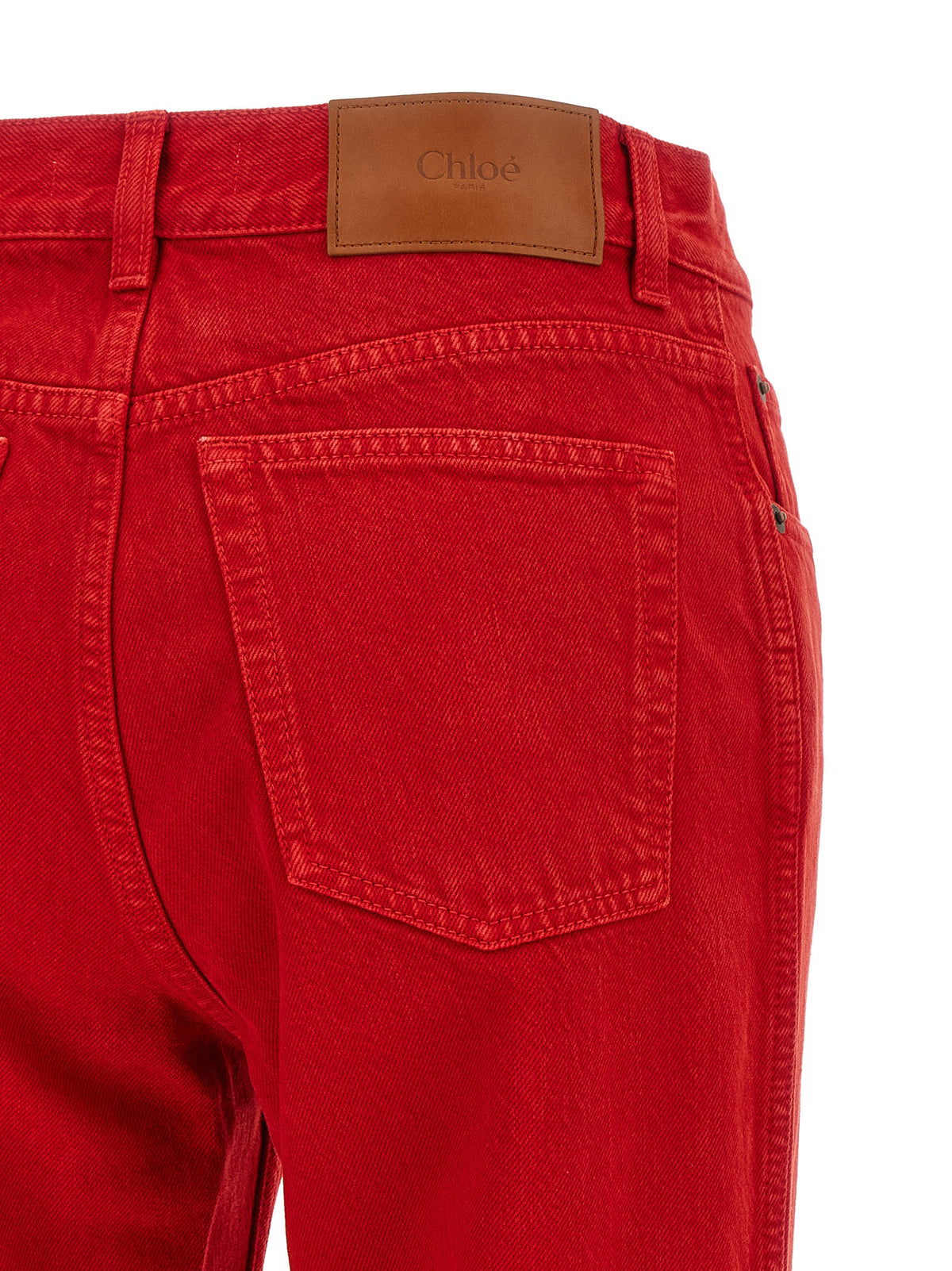 Chloé Women Garment-Dyed Denim Jeans CHLOE