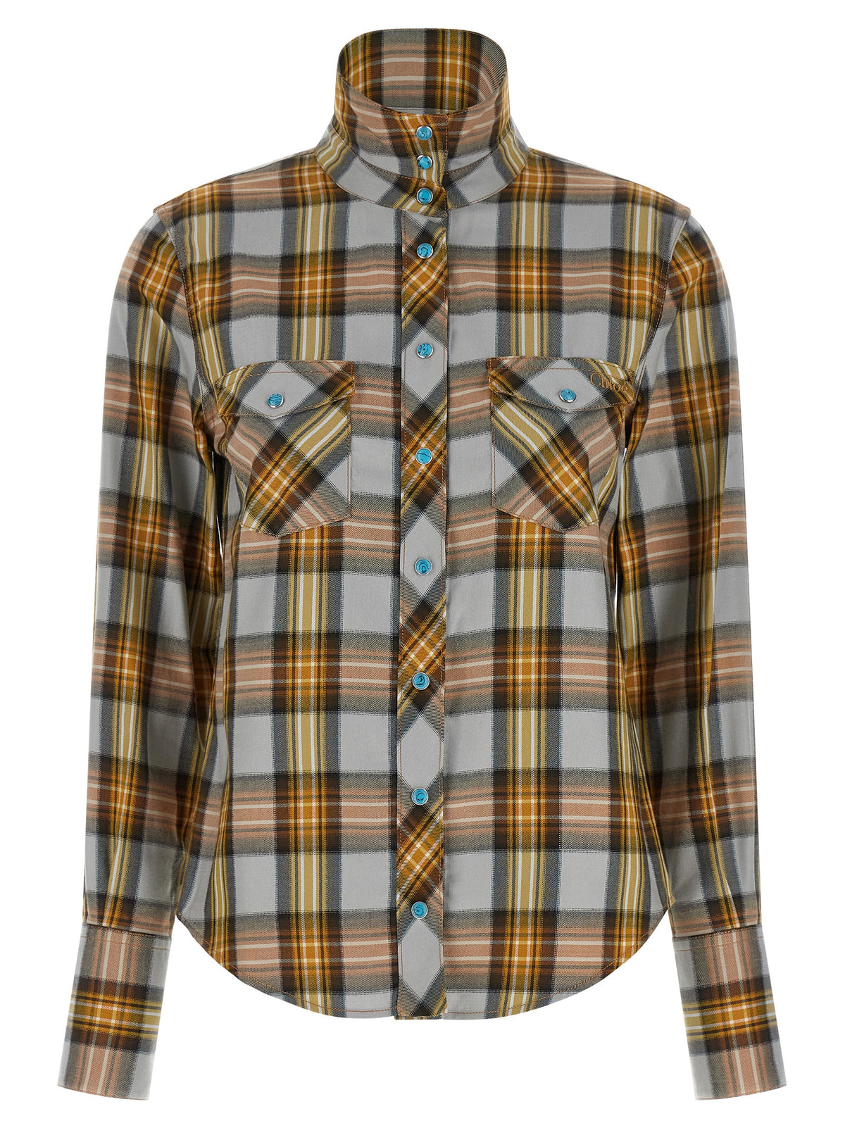 Chloé Women Lavaglière Checked Shirt CHLOE