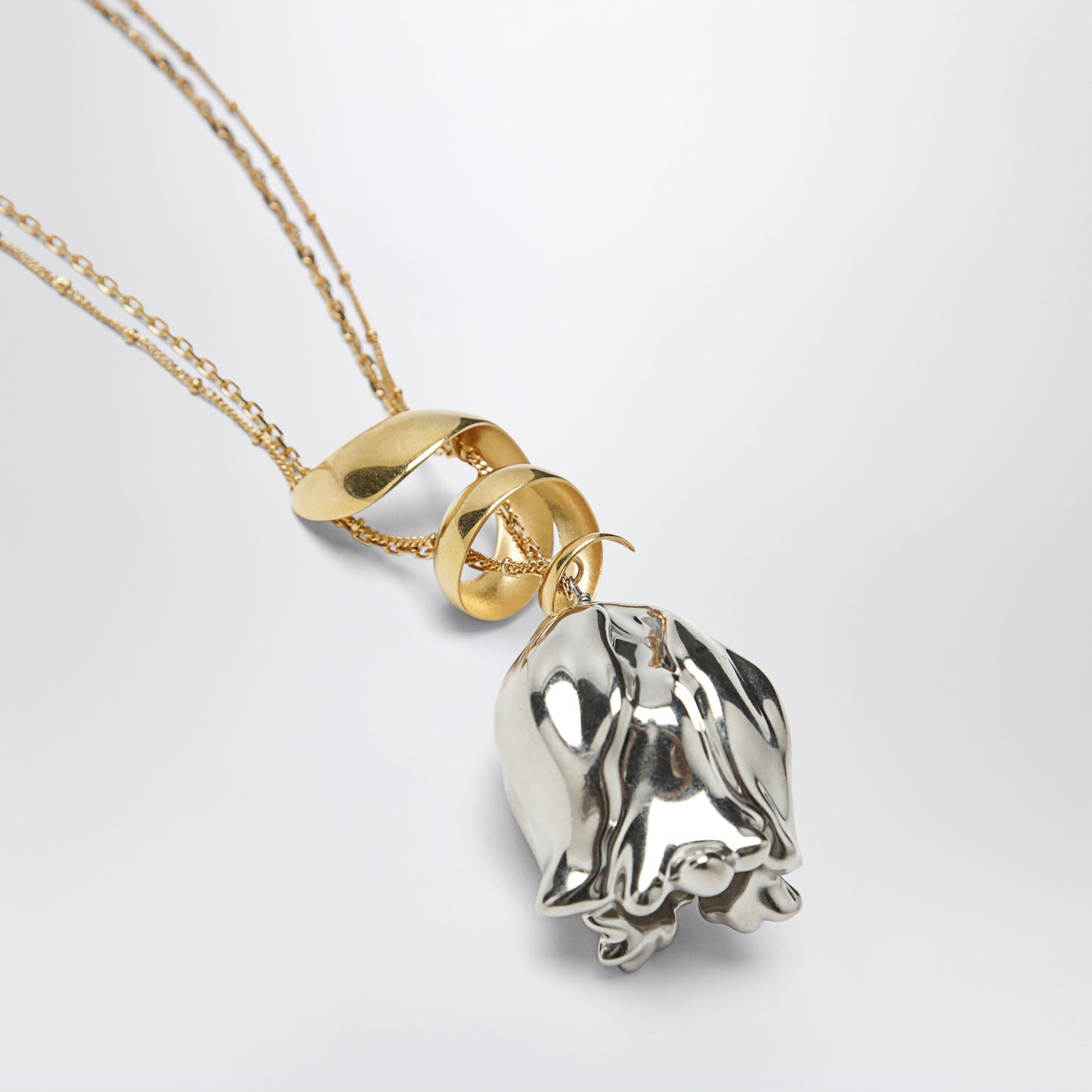 Chloe Gold/Silver Flower Pendant Necklace Women CHLOE
