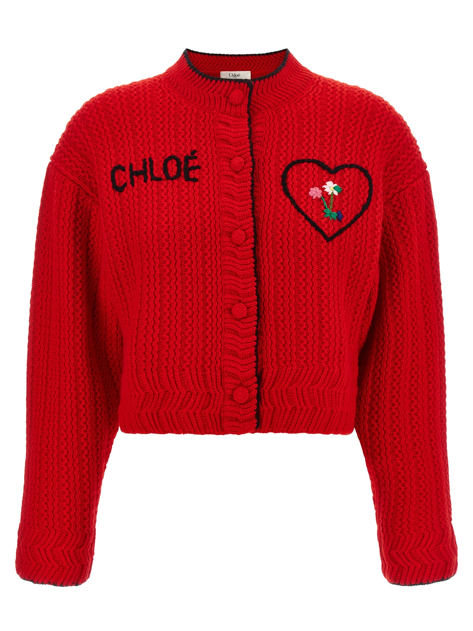 Chloé Women Embroidery Cardigan CHLOE