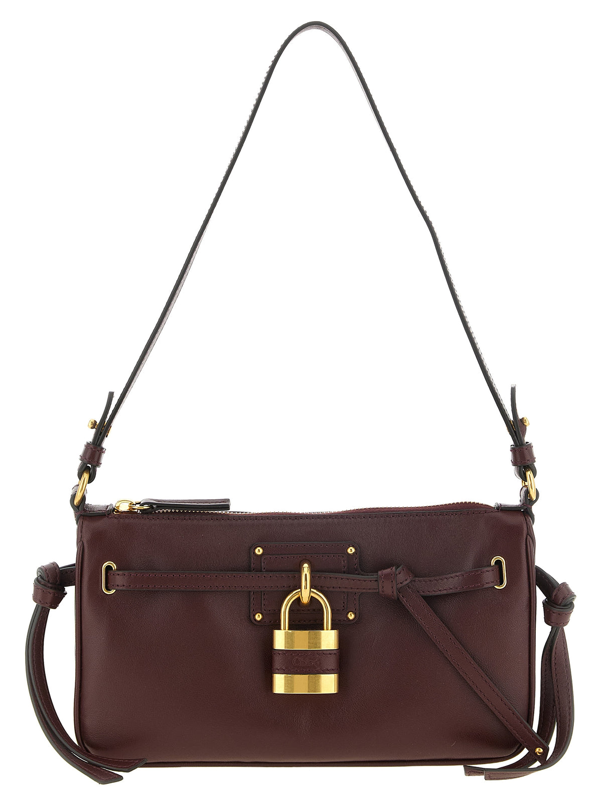 Chloé Women 'Paddington Sling' Burgundy Mini Clutch CHLOE