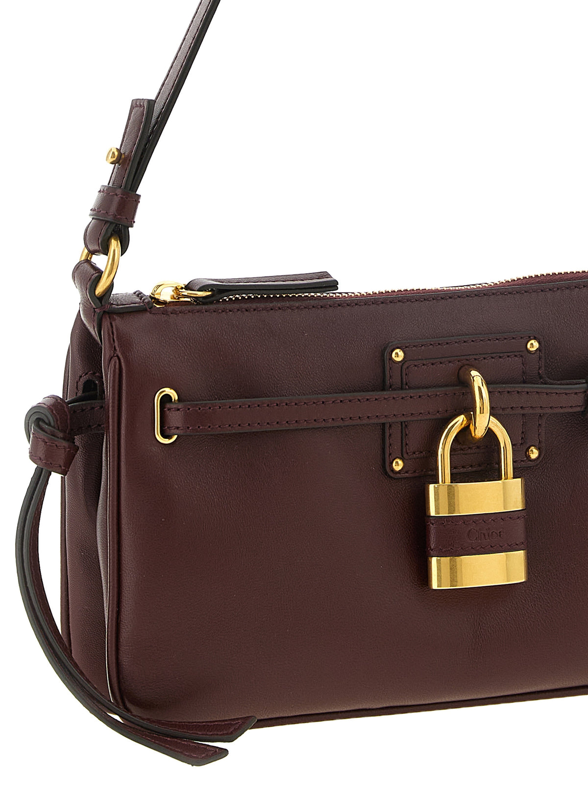 Chloé Women 'Paddington Sling' Burgundy Mini Clutch CHLOE
