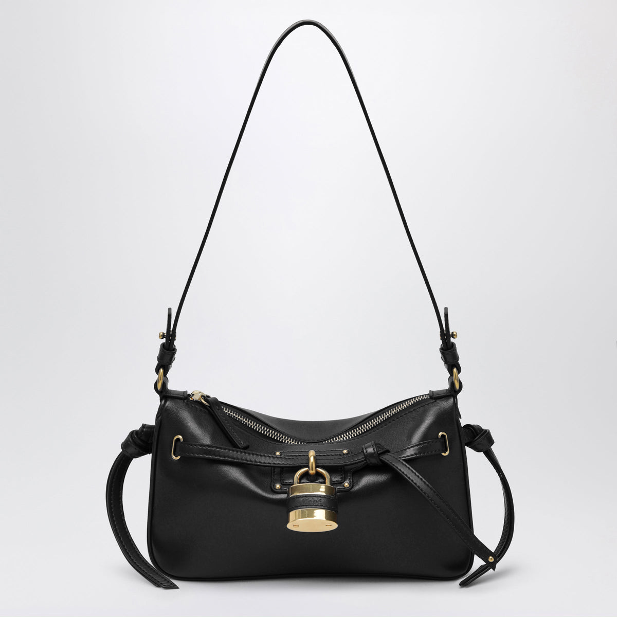 Chloe Black Mini Paddington Sling Pouch In Nappa Leather Women CHLOE