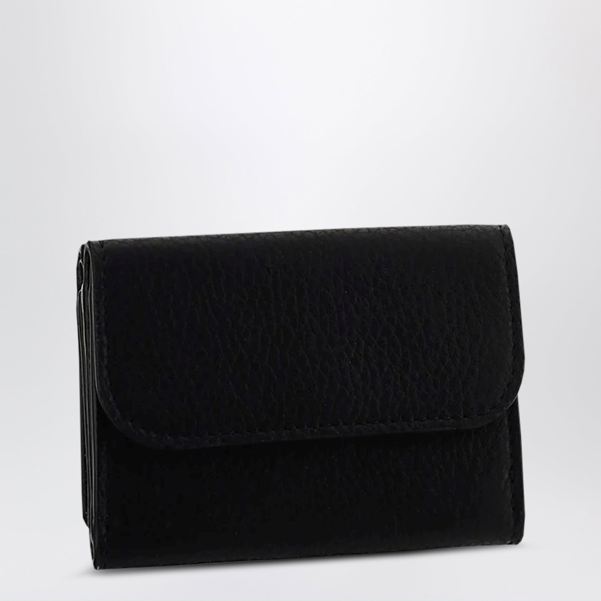 Chloe Mini Alphabet Trifold Wallet Black Women CHLOE