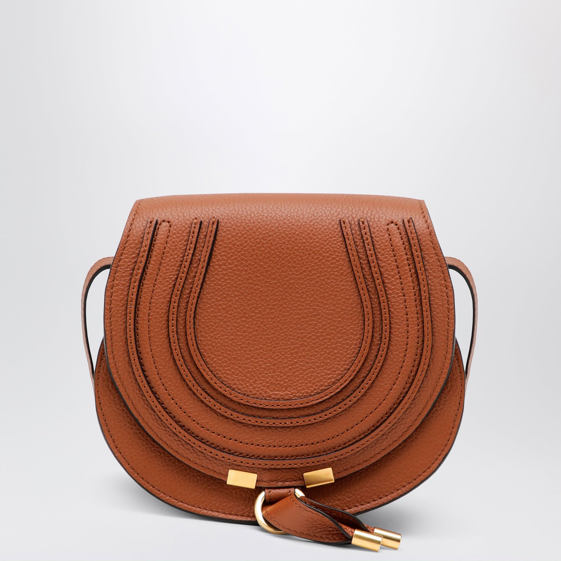 Chloe Marcie Small Leather Saddle Bag Women CHLOE