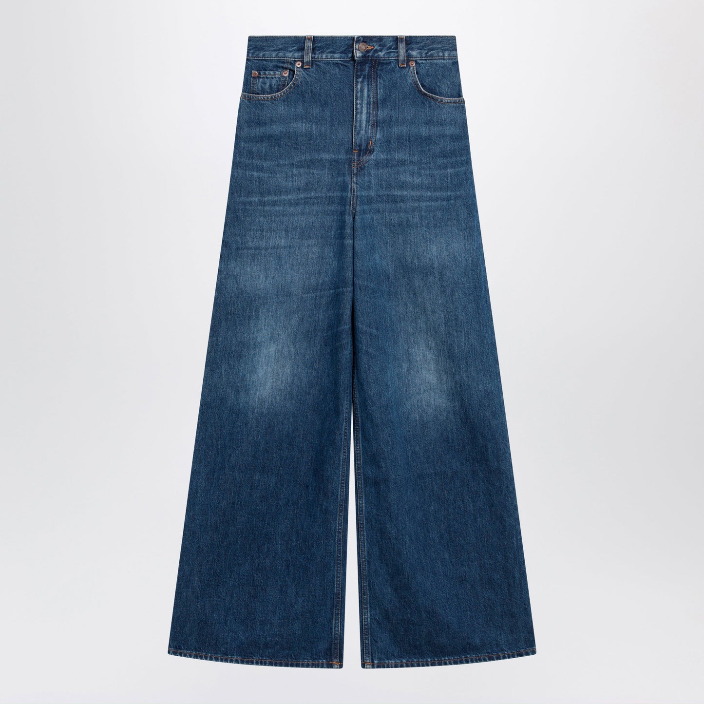 Chloe Chloe Flared Jeans In Washed Midnight Blue Denim Women CHLOE