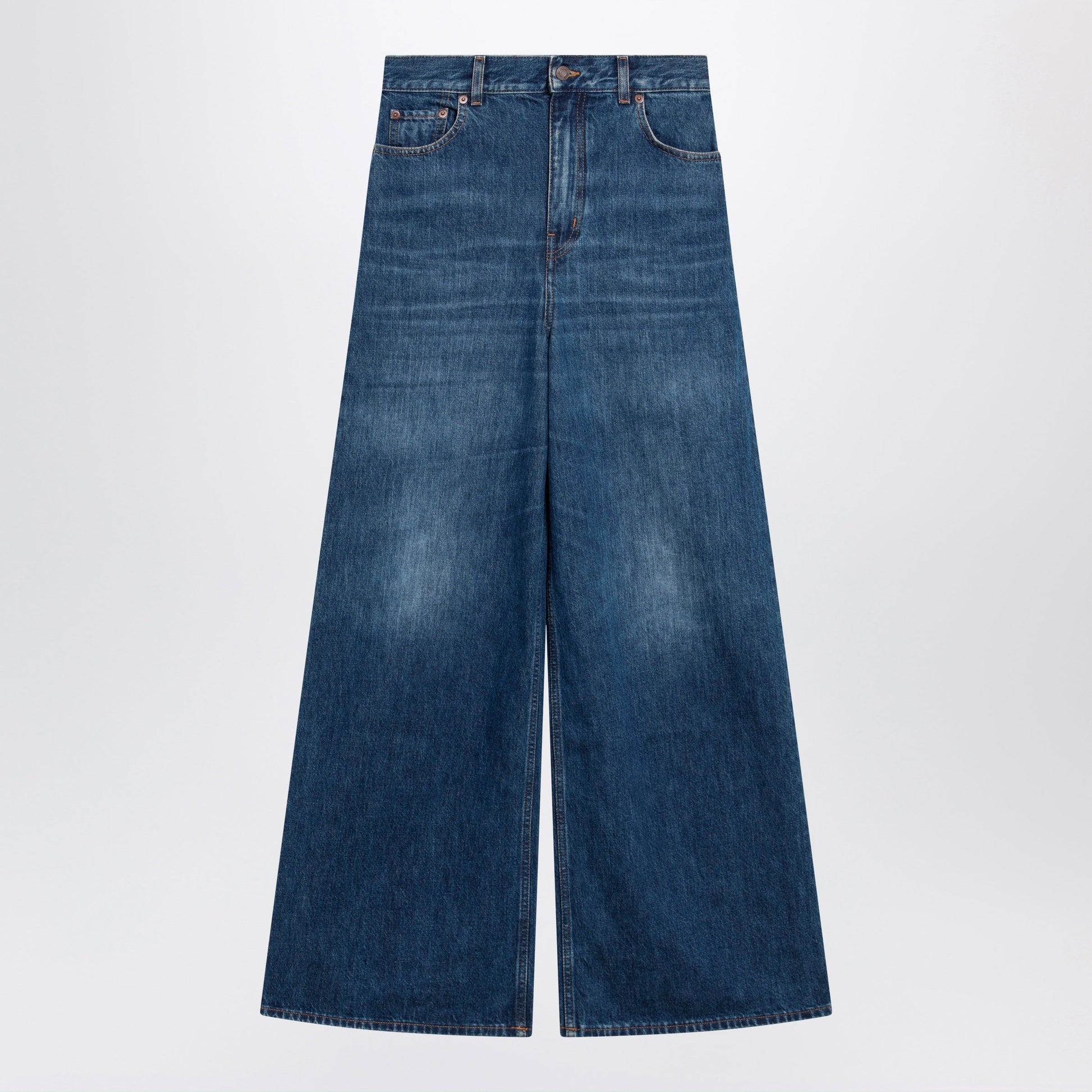 Chloe Chloe Flared Jeans In Washed Midnight Blue Denim Women CHLOE