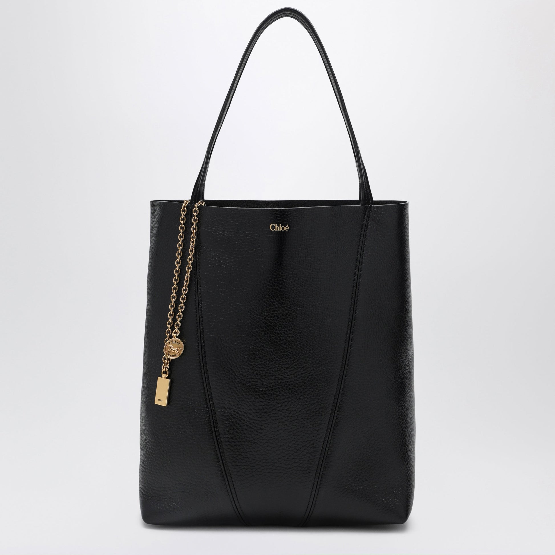 Chloe Chloe Spin Black Medium Tote Bag Women CHLOE