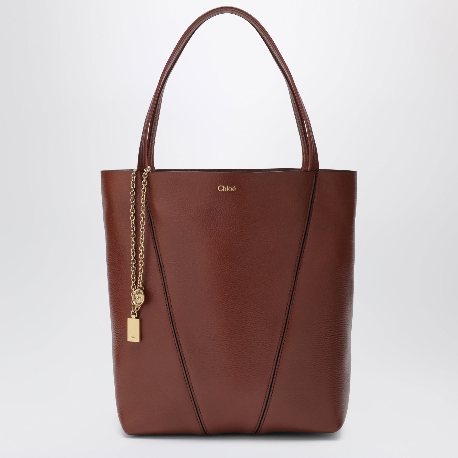 Chloe Medium Brown Chloe Spin Tote Bag Women CHLOE