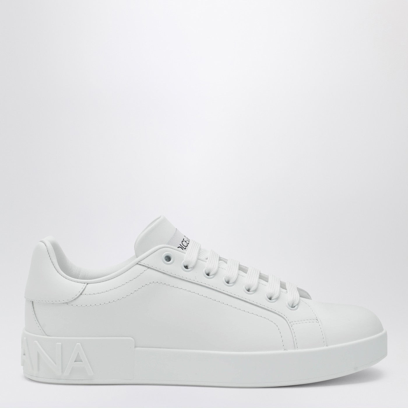 Dolce&Gabbana White Portofino Sneakers In Leather Women DOLCE & GABBANA