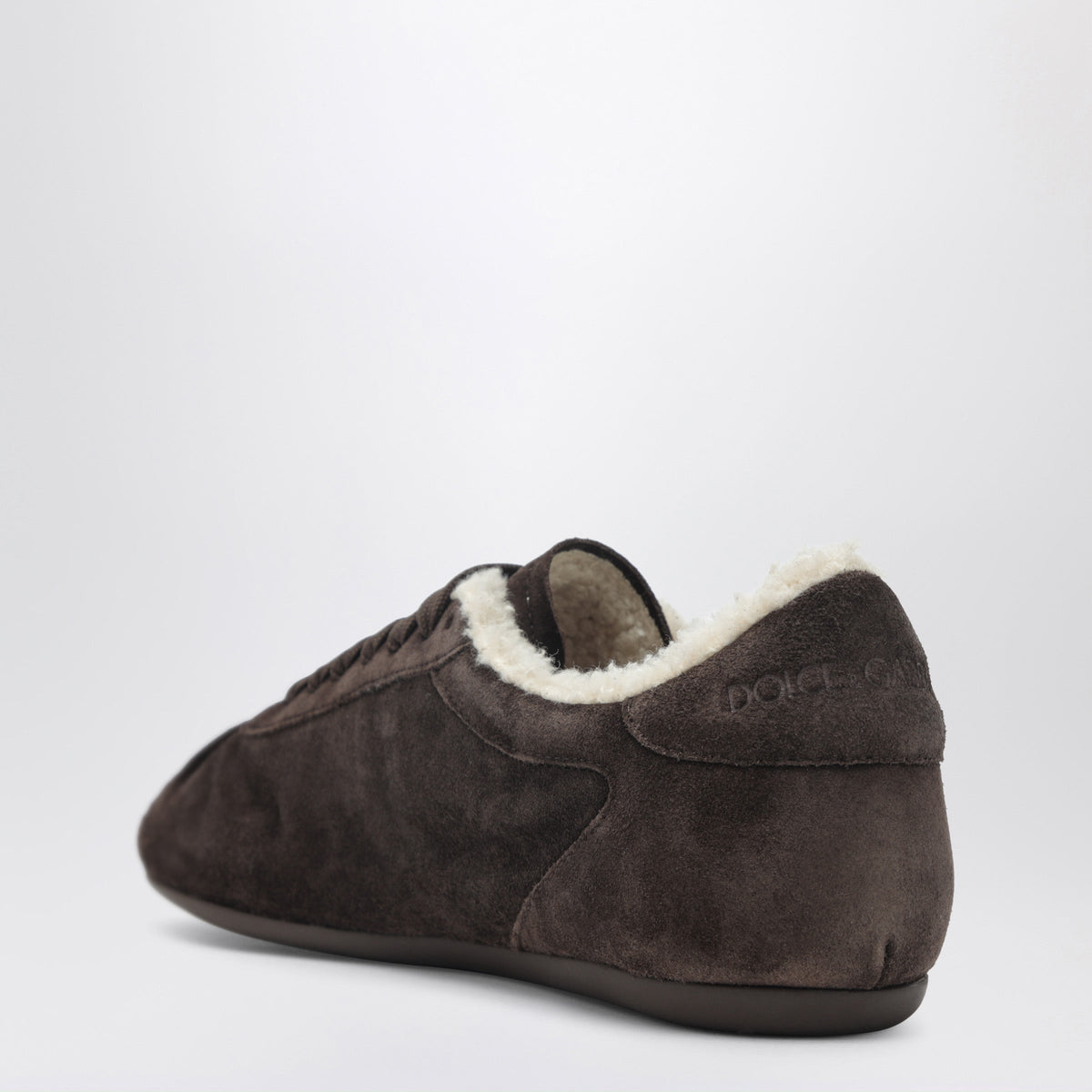 Dolce&Gabbana Ebony Ballet Sneaker In Suede Women DOLCE & GABBANA
