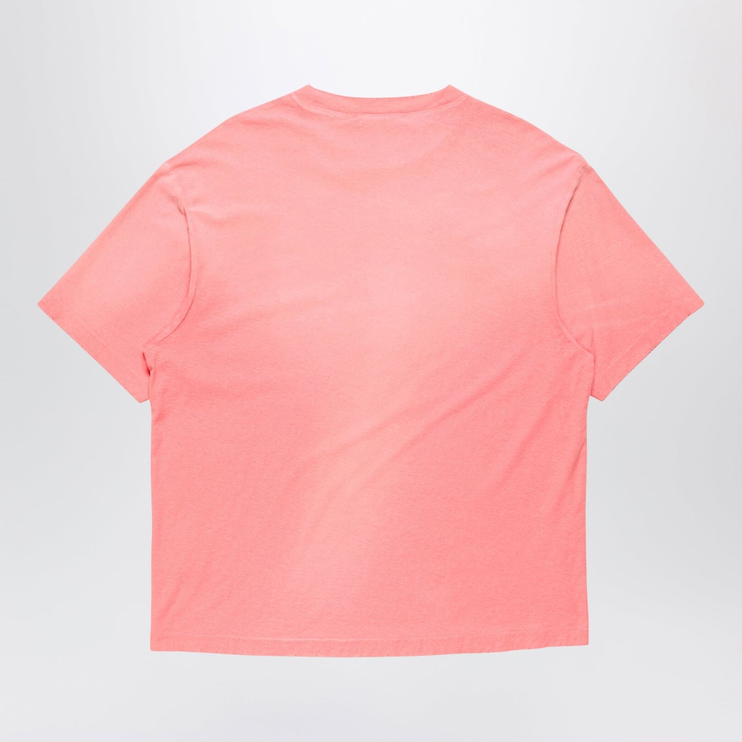 Acne Studios T-Shirt With Spray-Painted Logo Tango Pink Men ACNE STUDIOS