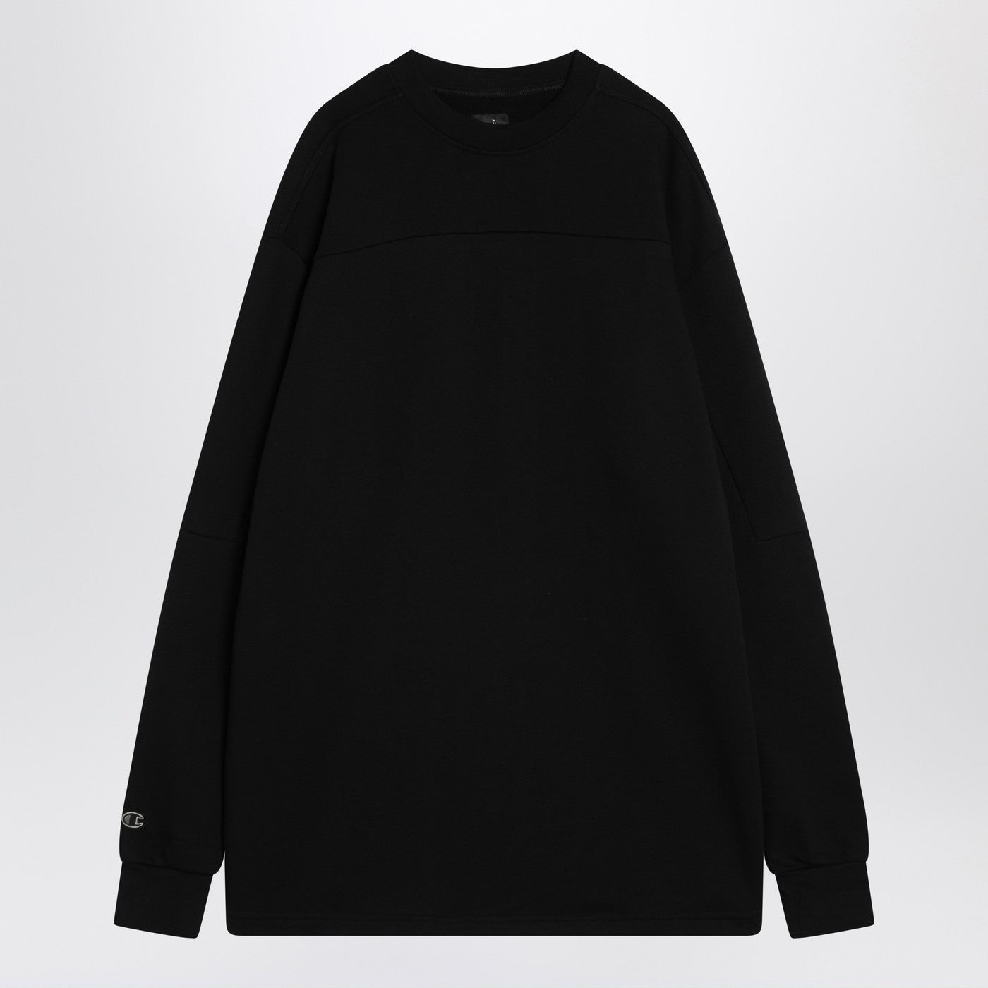 Champion X Rick Owens Black Tommy T Sweatshirt Men Champion x Rick Owens