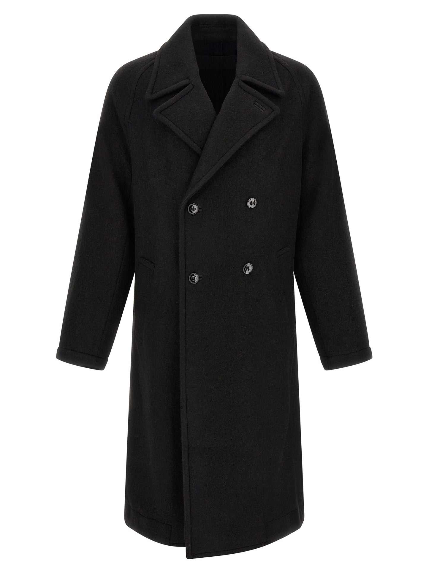 Lemaire Men Double-Breasted Coat LEMAIRE