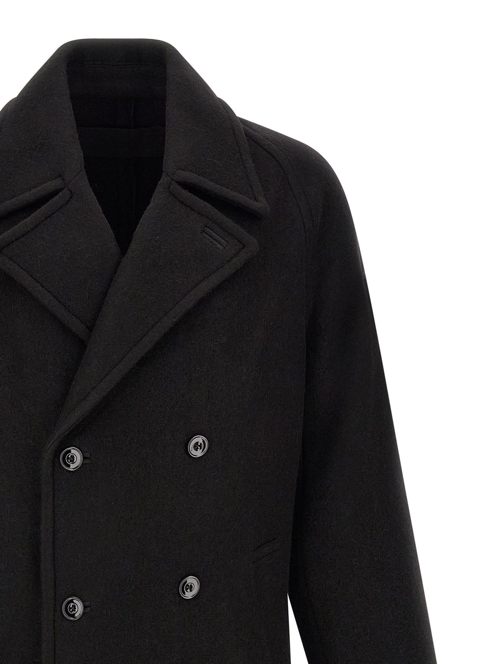 Lemaire Men Double-Breasted Coat LEMAIRE
