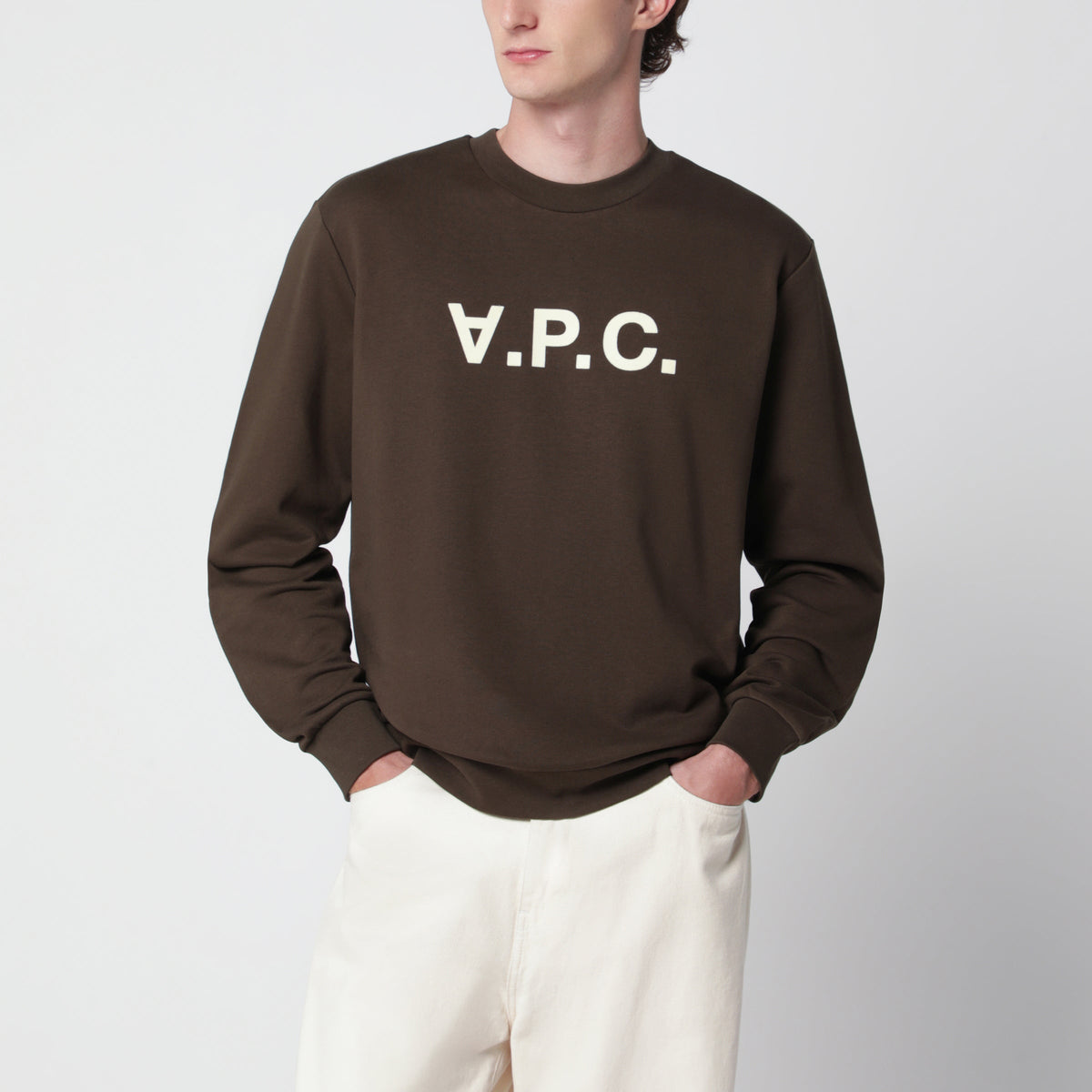 A.P.C. Brown Standard Grand Vpc Cotton Sweatshirt Men A.P.C.