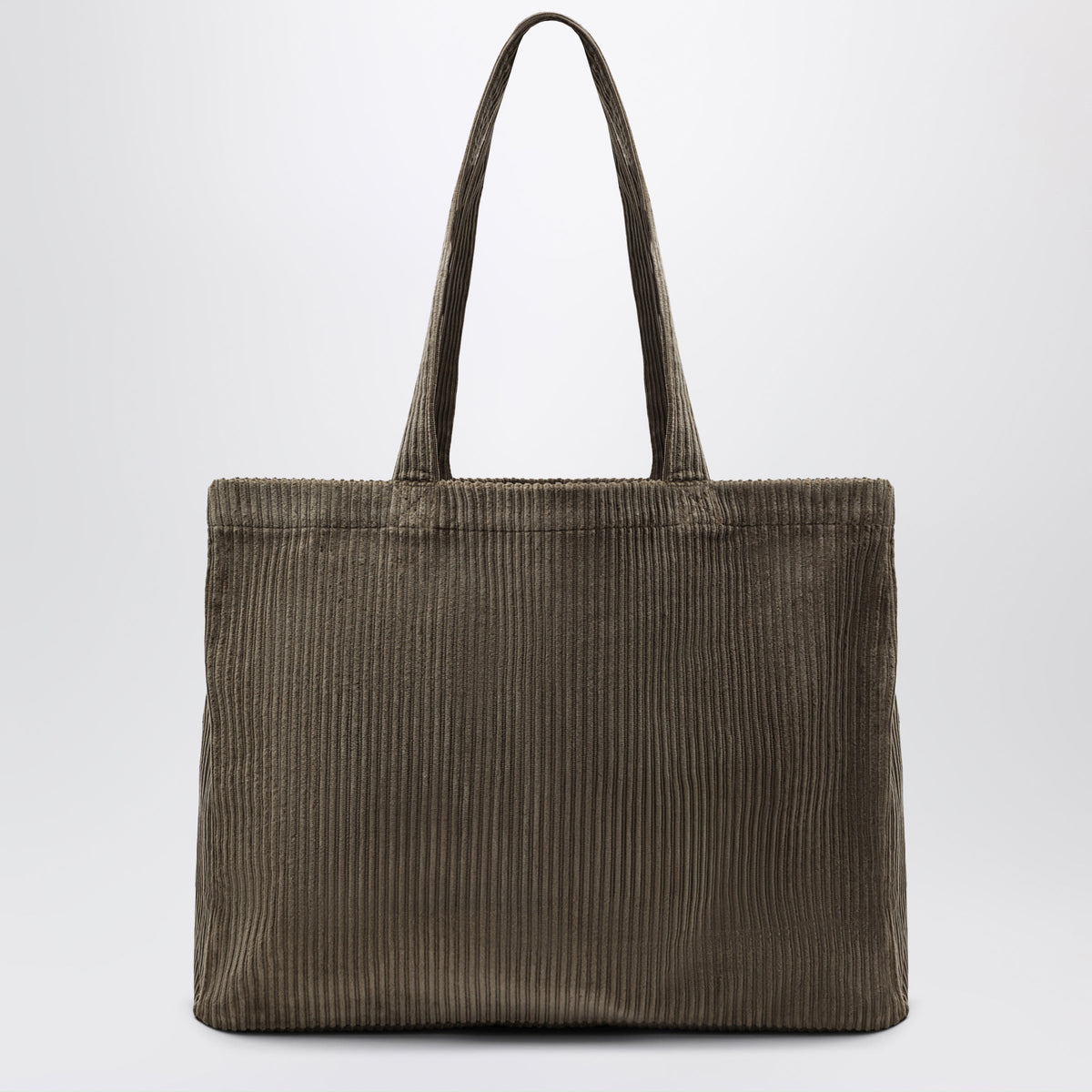 A.P.C. Taupe Lou Large Tote Bag In Corduroy Women A.P.C.