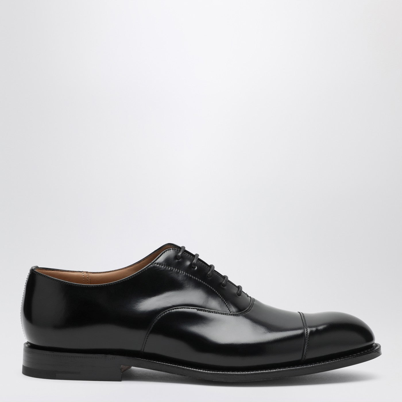 Church's Black Smooth Leather Consul Lace-Up Shoes Men CHURCH'S