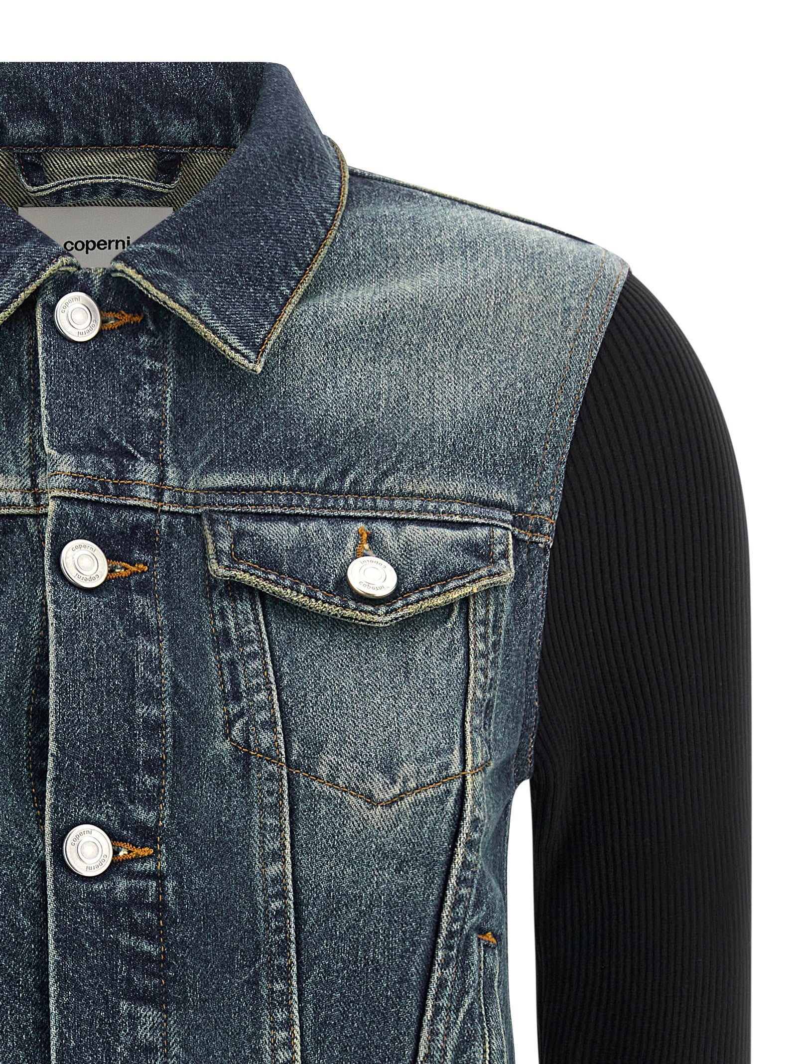 Coperni Women 'Hybrid Rib Denim' Jacket COPERNI