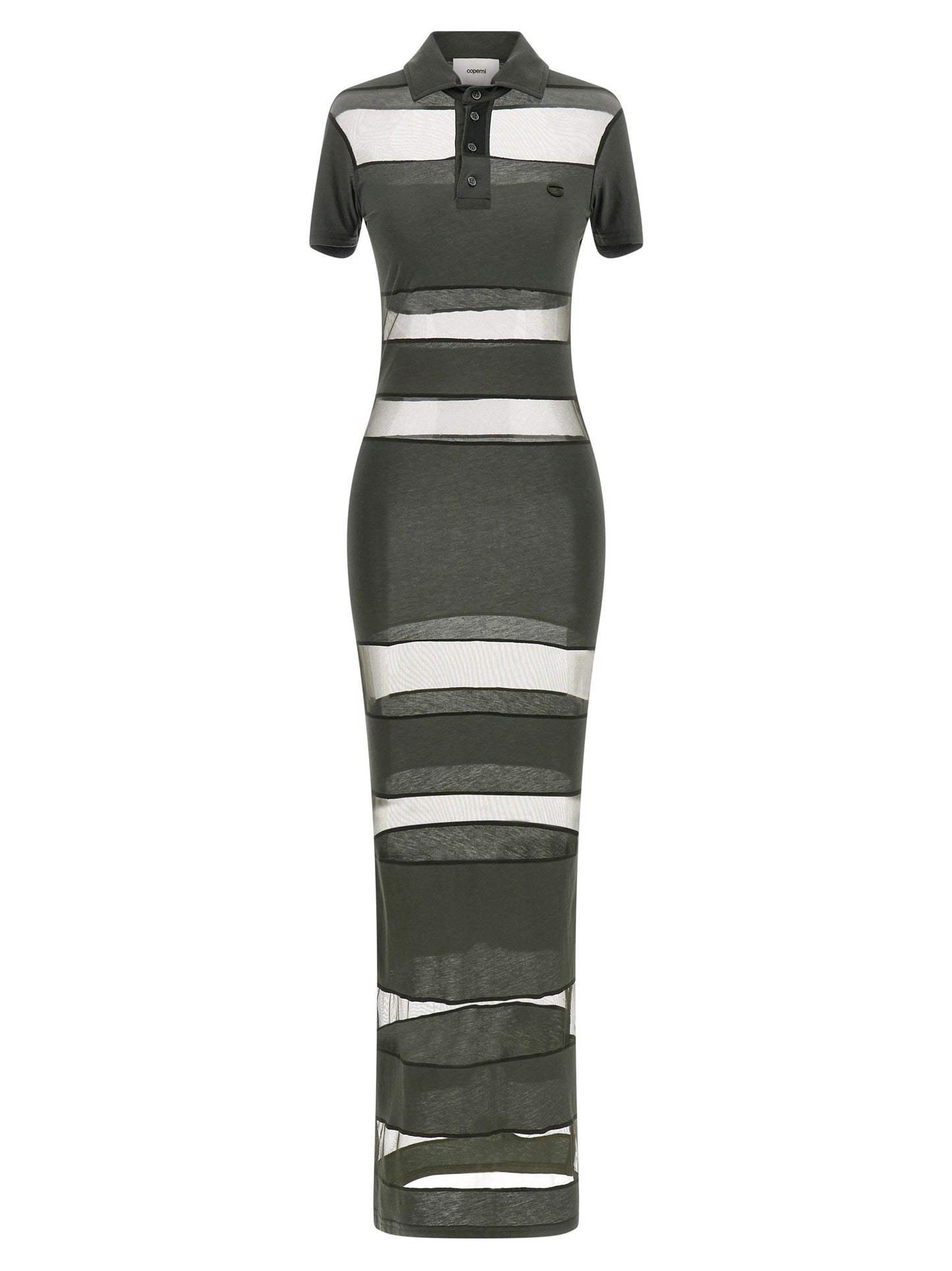 Coperni Women 'Striped Sheer Polo' Dress COPERNI