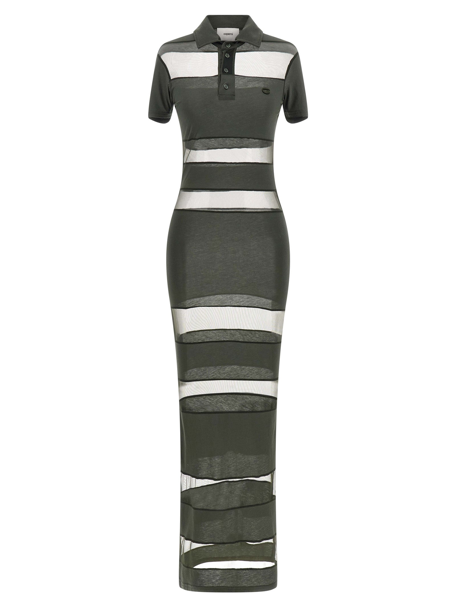 Coperni Women 'Striped Sheer Polo' Dress COPERNI