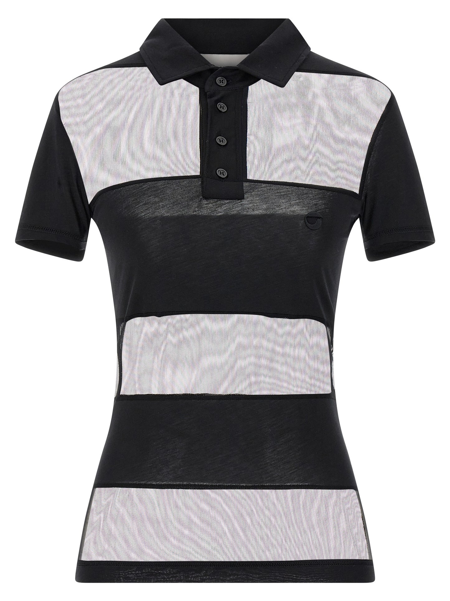 Coperni Women ‘Sheer Striped’ Polo Shirt COPERNI