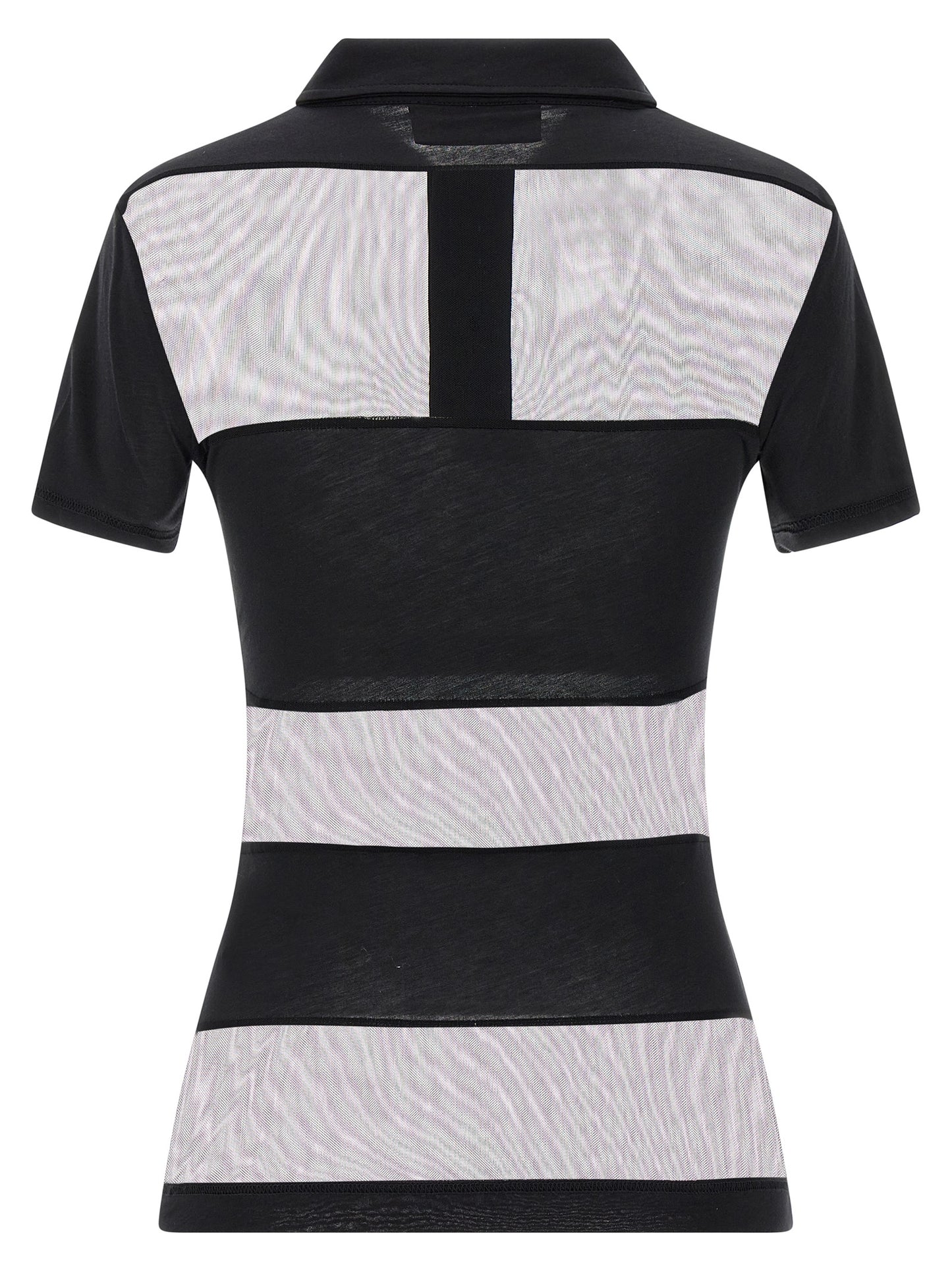 Coperni Women ‘Sheer Striped’ Polo Shirt COPERNI