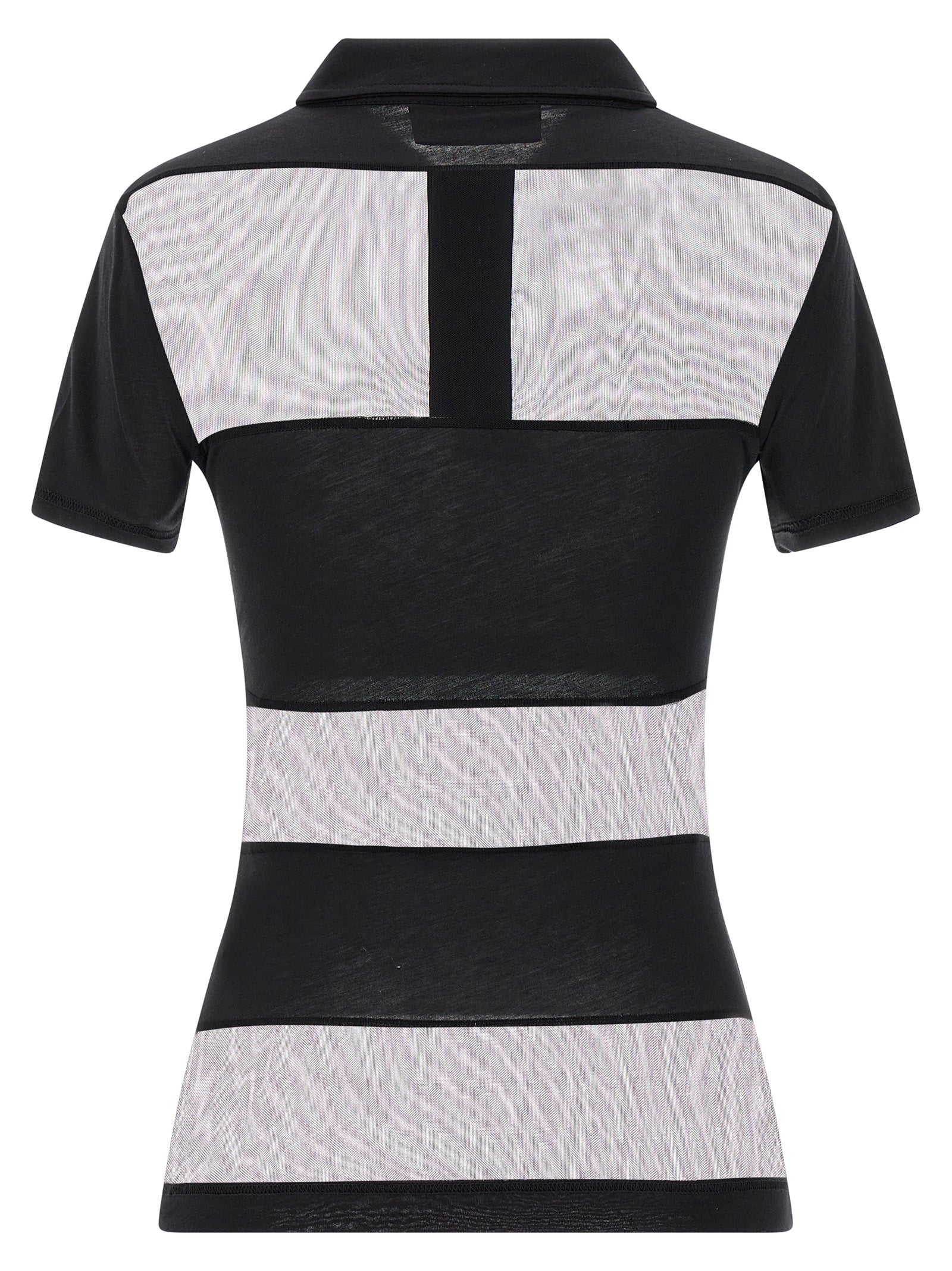 Coperni Women ‘Sheer Striped’ Polo Shirt COPERNI