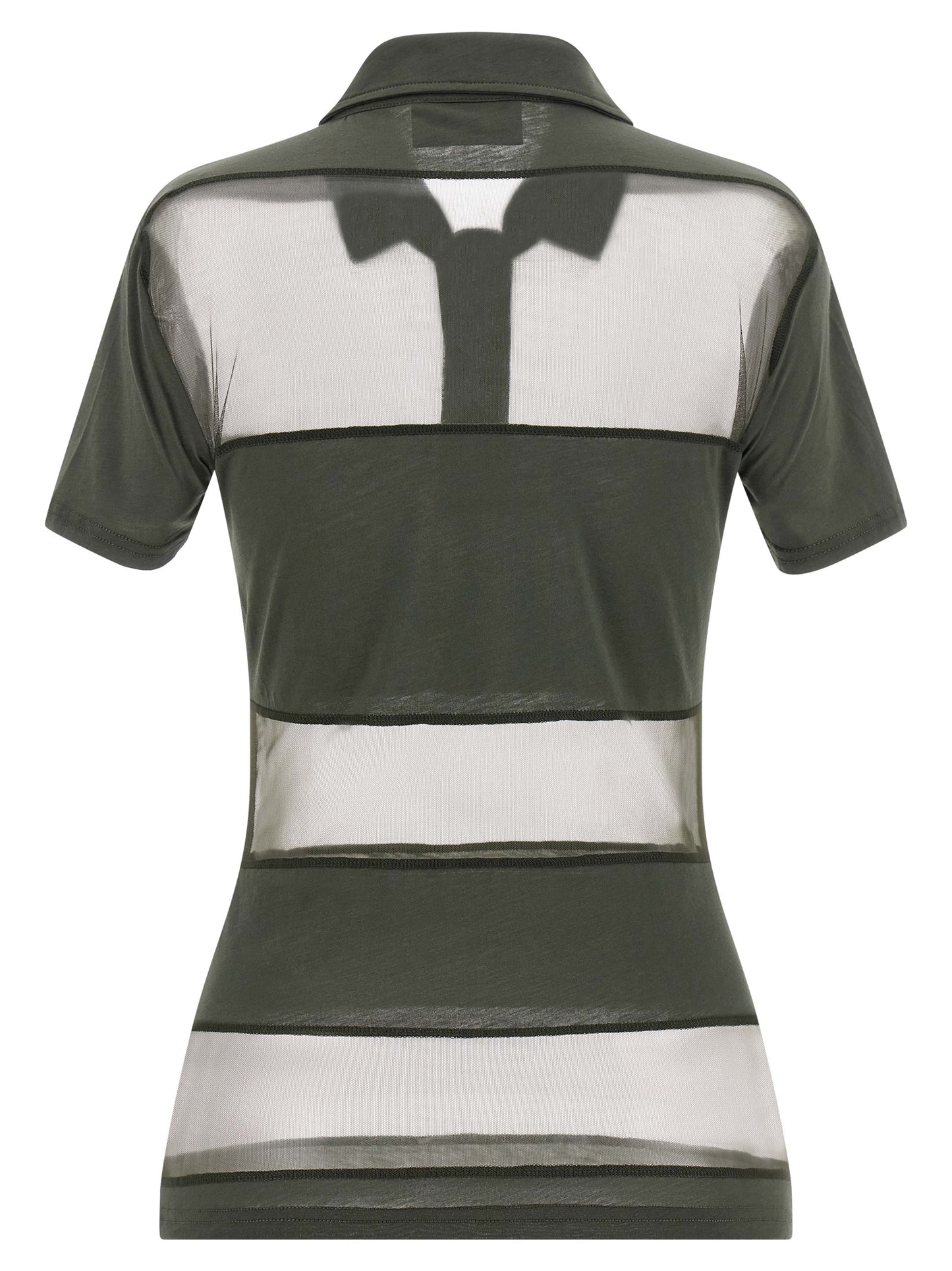 Coperni Women 'Sheer Striped' Polo Shirt COPERNI
