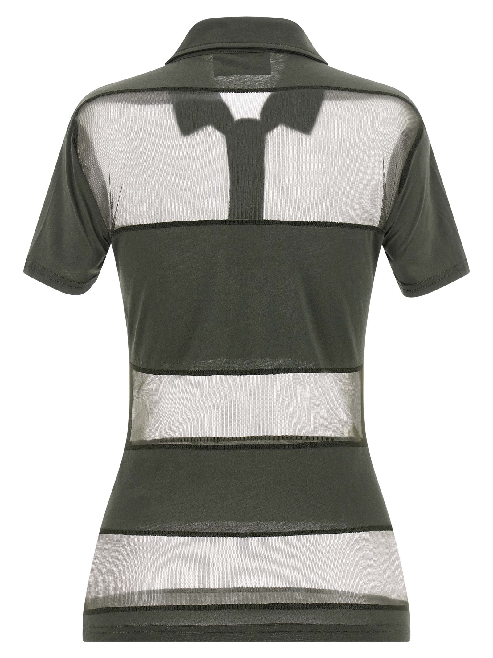 Coperni Women 'Sheer Striped' Polo Shirt COPERNI