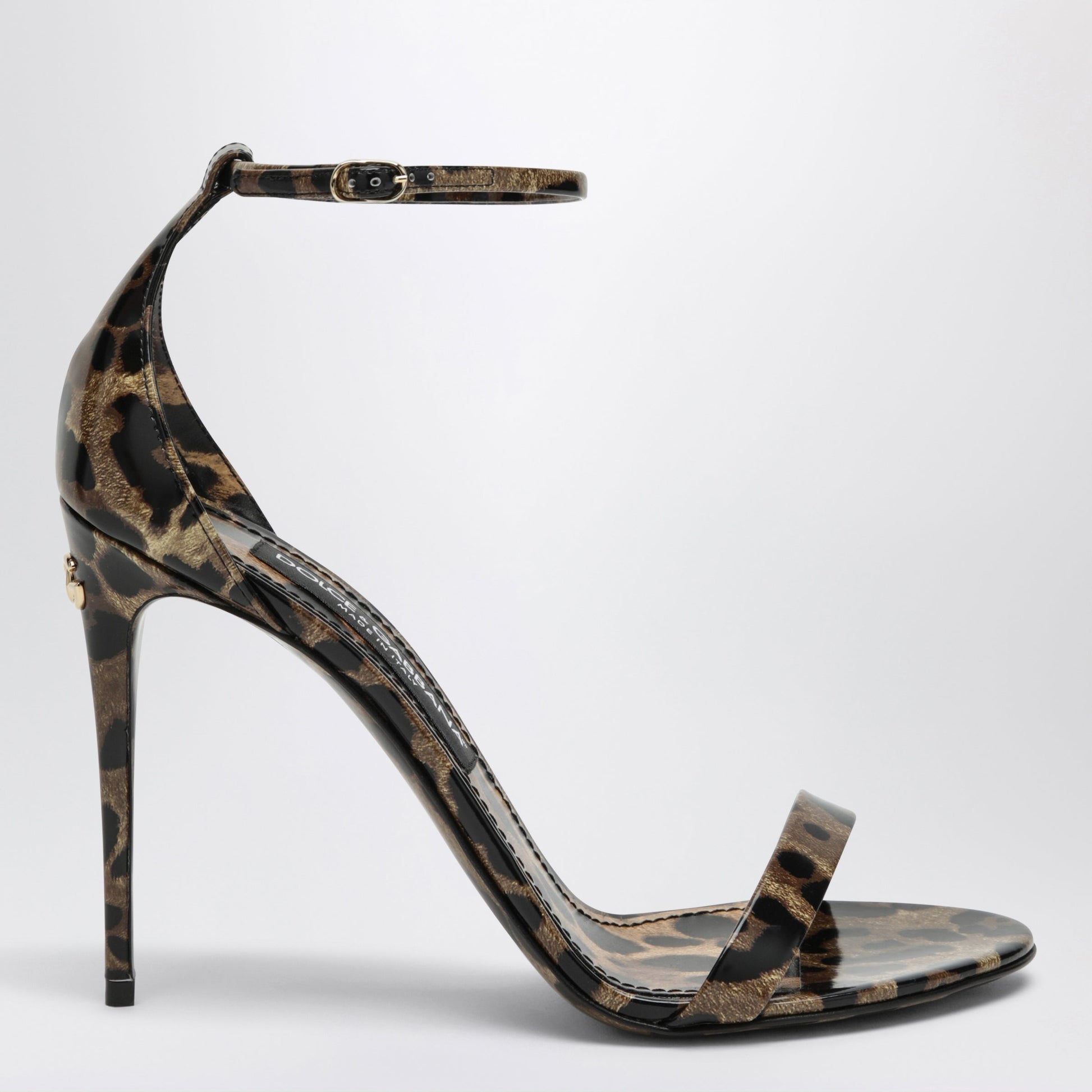 Dolce&Gabbana Keira Leopard-Print Leather Sandals Women DOLCE & GABBANA