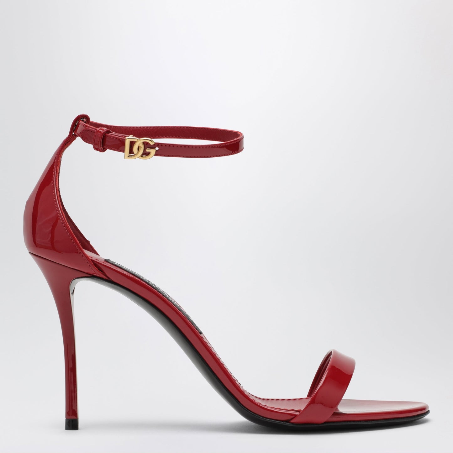 Dolce&Gabbana Red Patent Leather High-Heeled Sandals Women DOLCE & GABBANA