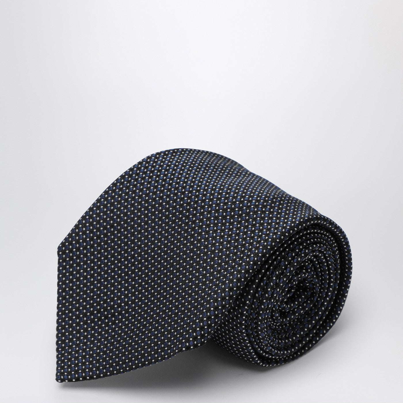 Destin Blue Polka Dot Silk Tie Men Destin