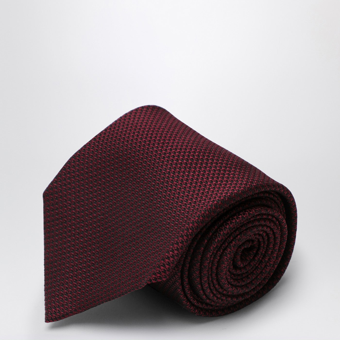 Destin Bordeaux-Coloured Silk Tie Men Destin