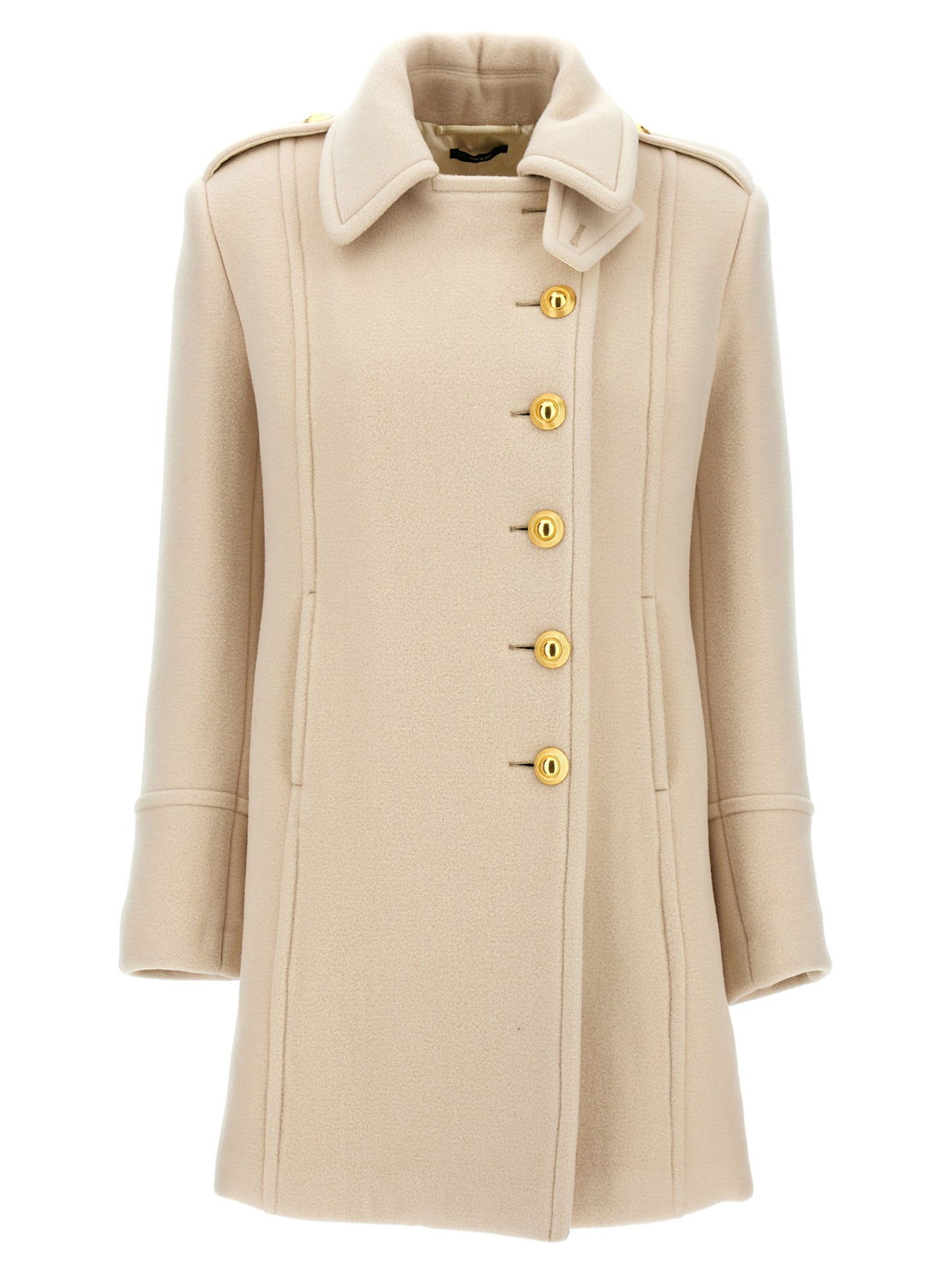 Tom Ford Women Single-Breasted Wool Coat TOM FORD