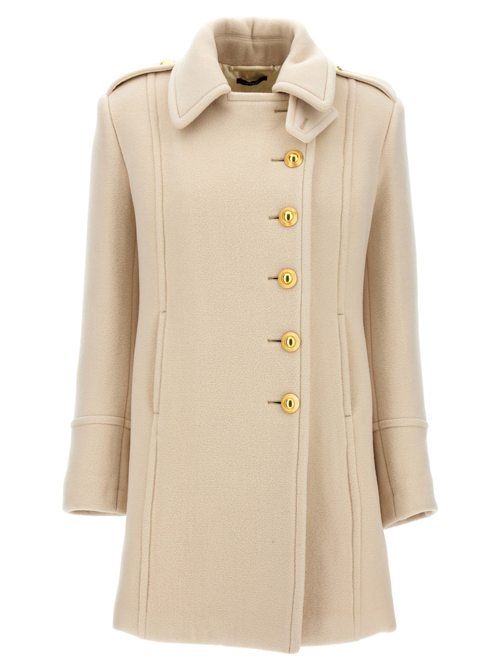 Tom Ford Women Single-Breasted Wool Coat TOM FORD
