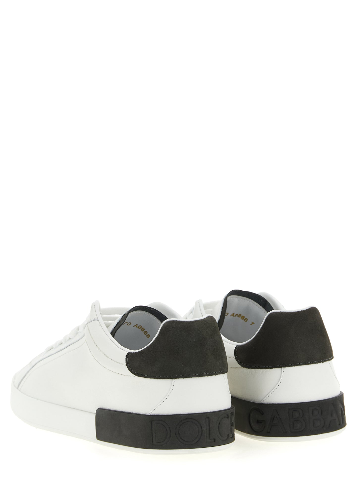 Dolce & Gabbana Men 'Portofino' Leather Sneakers DOLCE & GABBANA