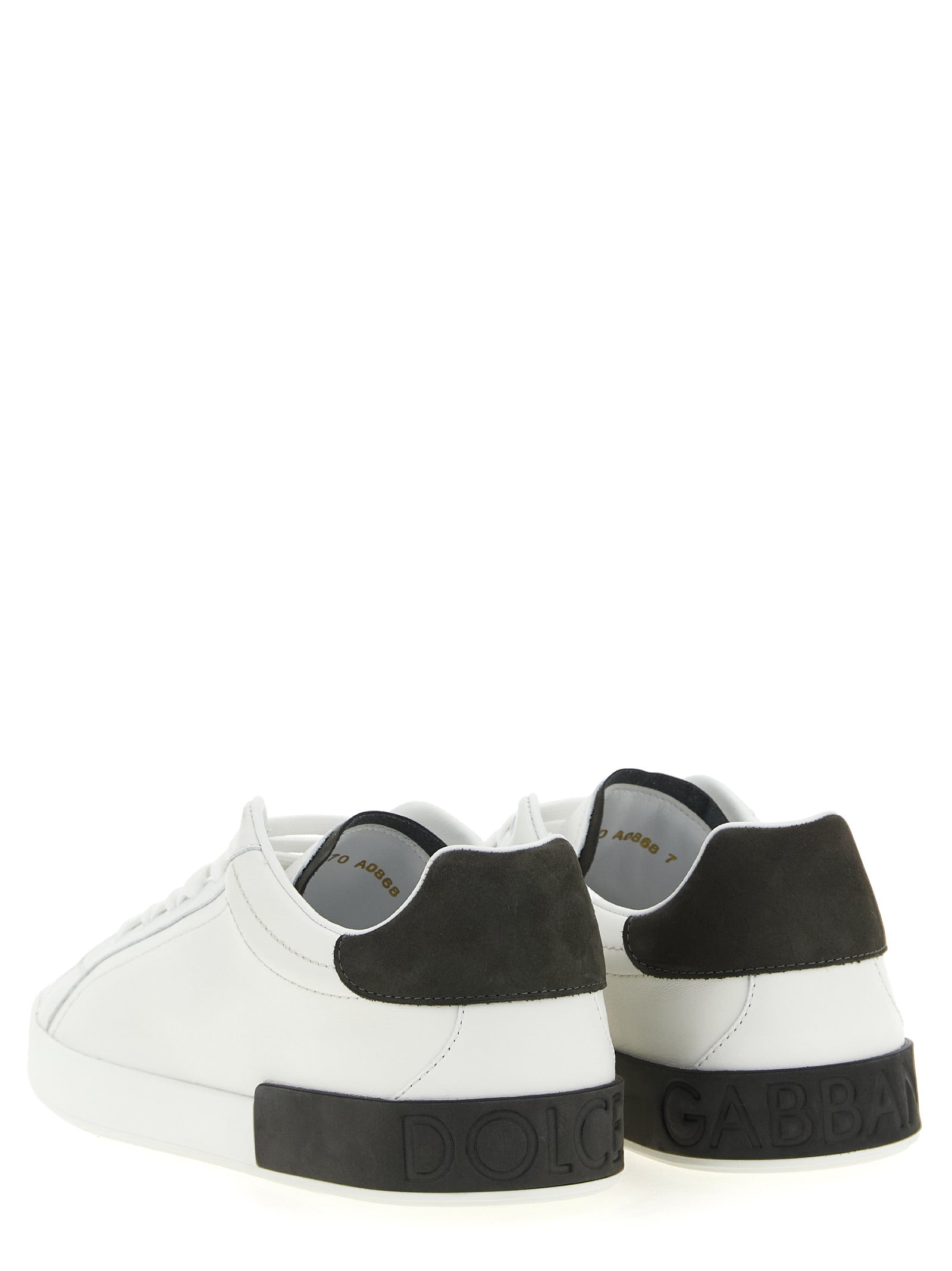 Dolce & Gabbana Men 'Portofino' Leather Sneakers DOLCE & GABBANA