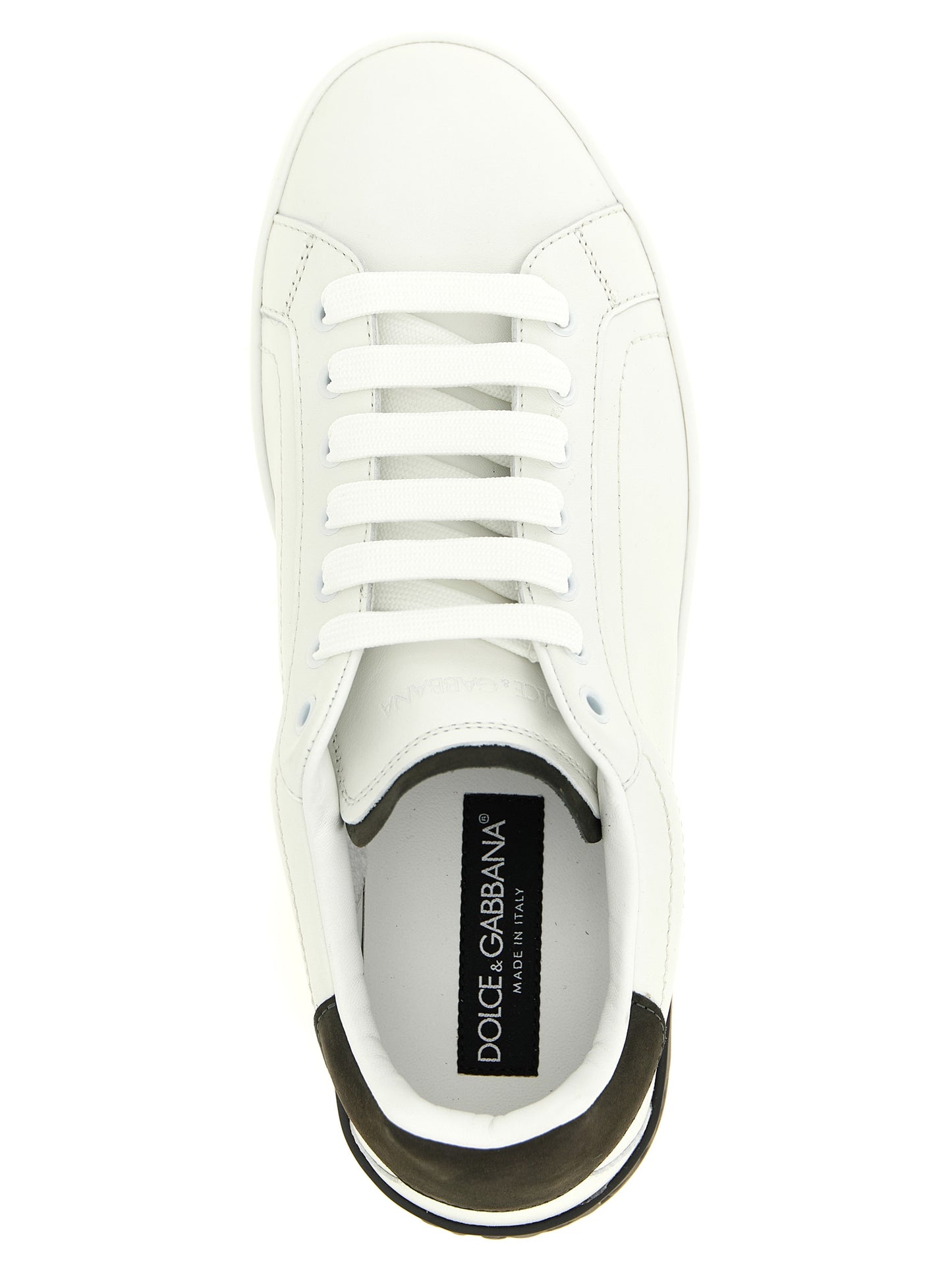 Dolce & Gabbana Men 'Portofino' Leather Sneakers DOLCE & GABBANA