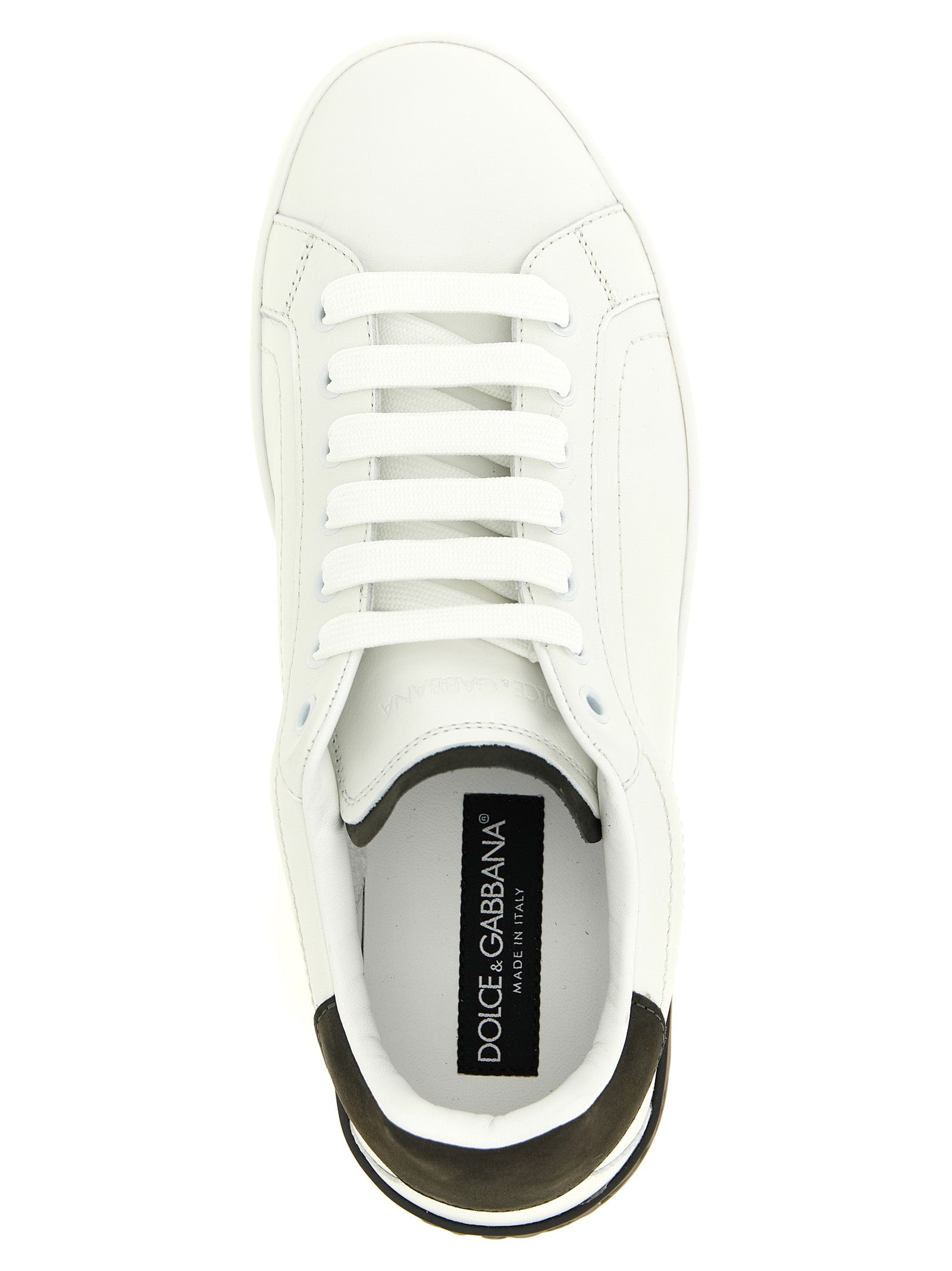 Dolce & Gabbana Men 'Portofino' Leather Sneakers DOLCE & GABBANA