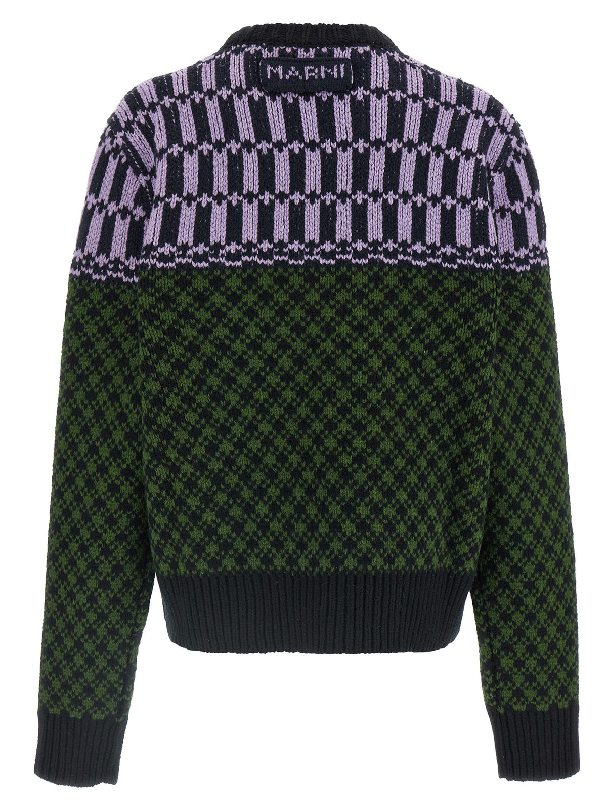 Marni Men Sweater With Geometric Pattern MARNI