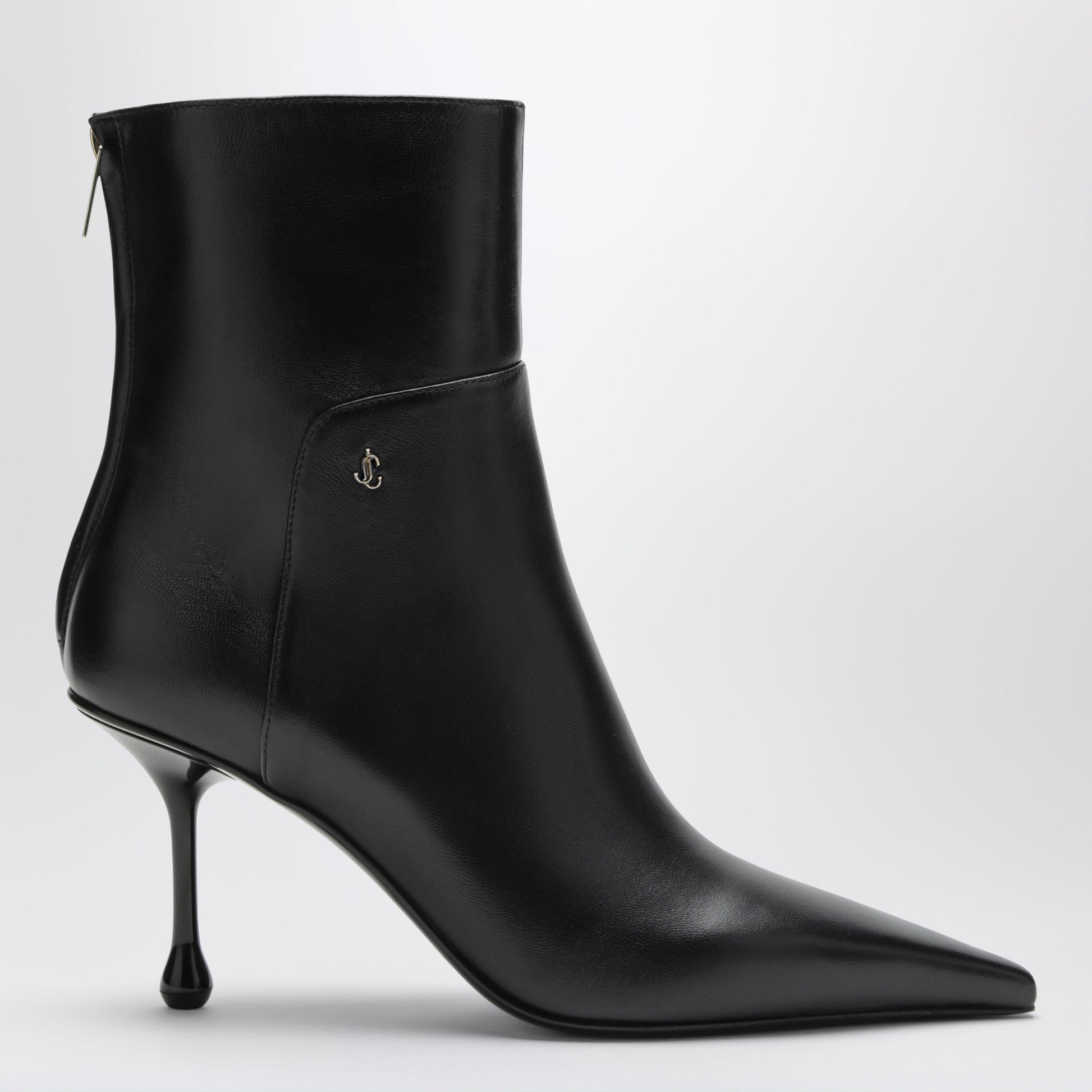 Jimmy Choo Cycas Ankle Boots In Black Leather Women JIMMY CHOO