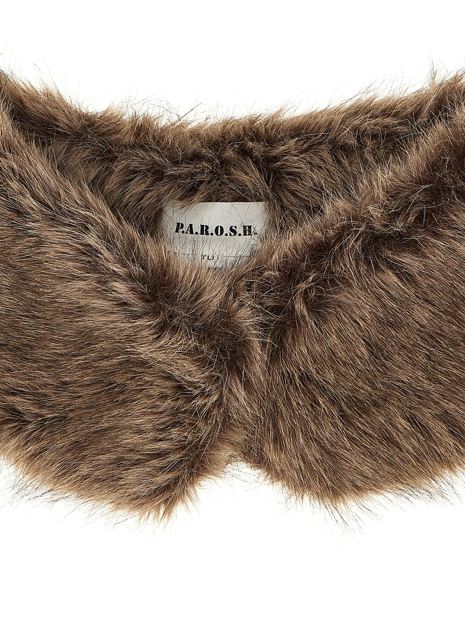 P.A.R.O.S.H. Women Faux Fur Collar P.A.R.O.S.H.