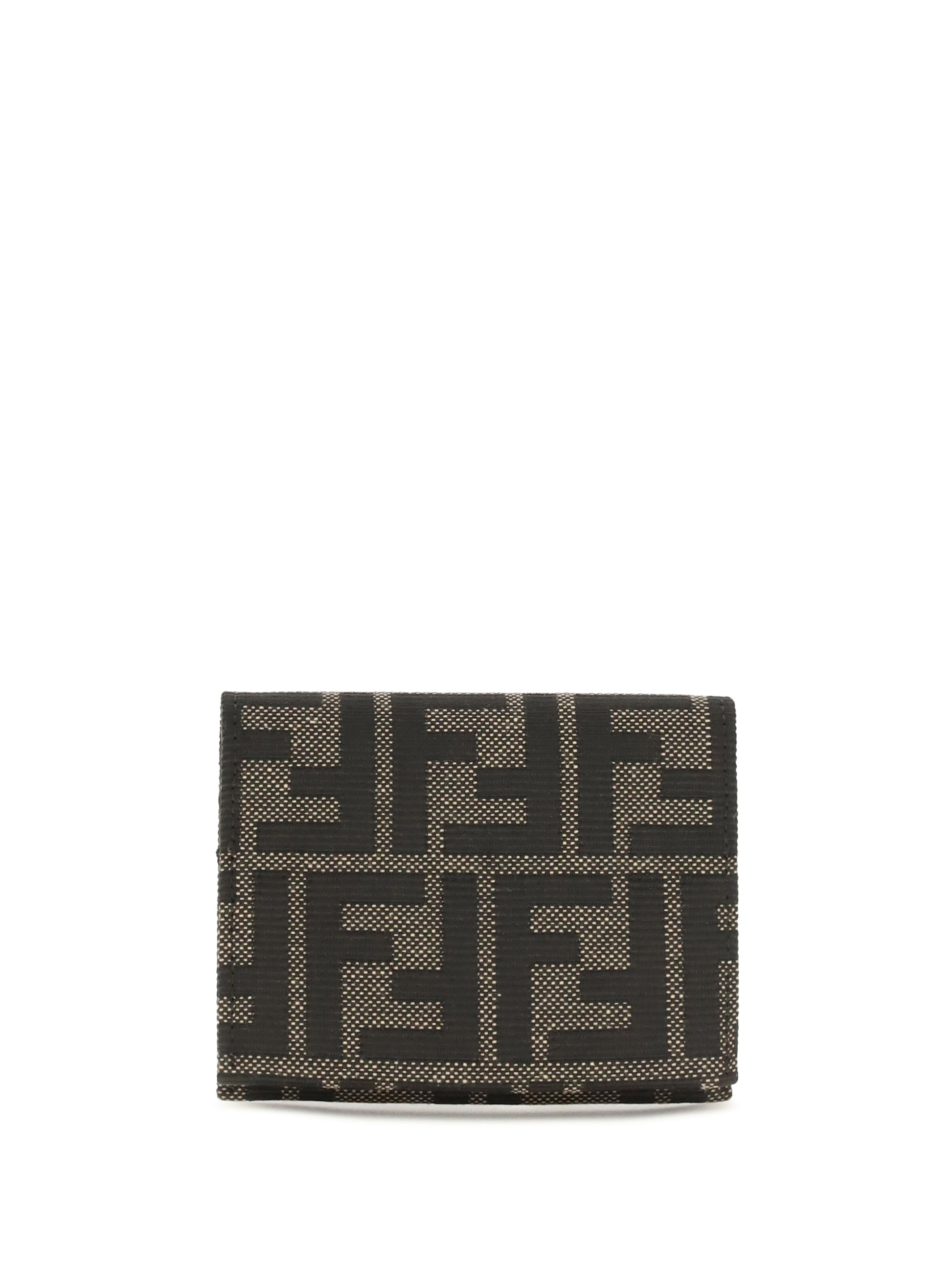 Fendi Women Ff Jacquard Card Holder FENDI