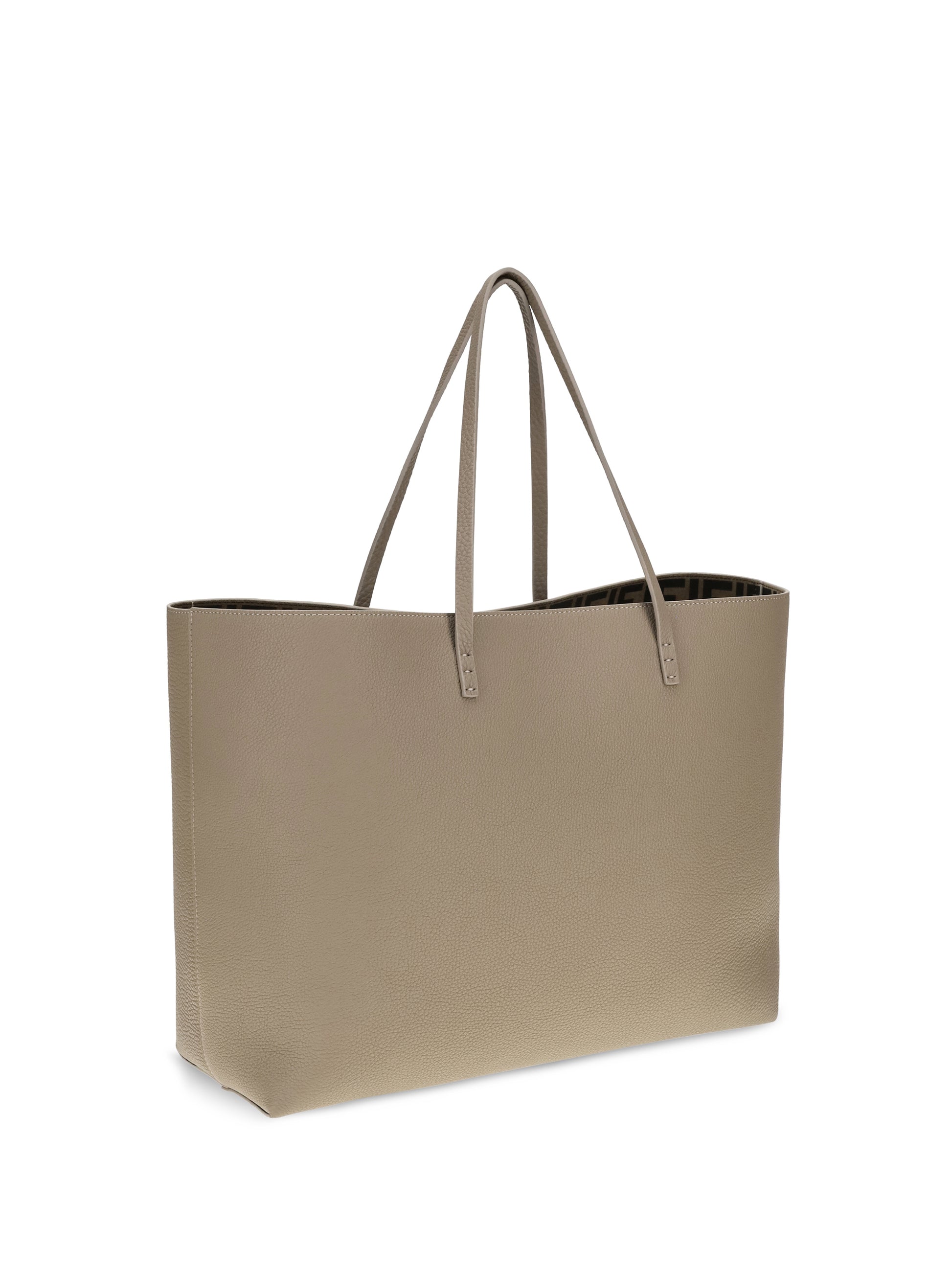 Fendi Women Medium Roll Roman Leather Shopping Bag FENDI